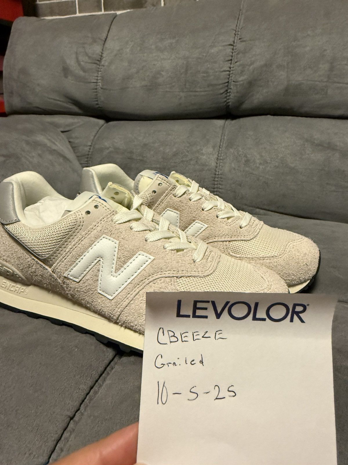 New Balance New Balance 574 “Light Gray” – Size 9 – Classic Suede & Mesh Size US 9 / EU 42 - 2 Thumbnail