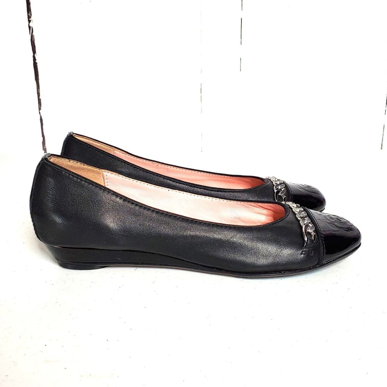 Other Taryn Rose Paola Soft Leather Cap Toe Ballerina Pumps 6 Size US 6 / IT 36 - 2 Thumbnail