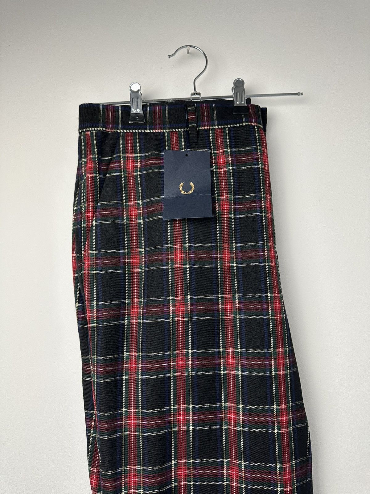 Fred Perry Fred Perry Men’s Tartan Wool Blend Trousers 38R Size US 38 / EU 54 - 10 Thumbnail