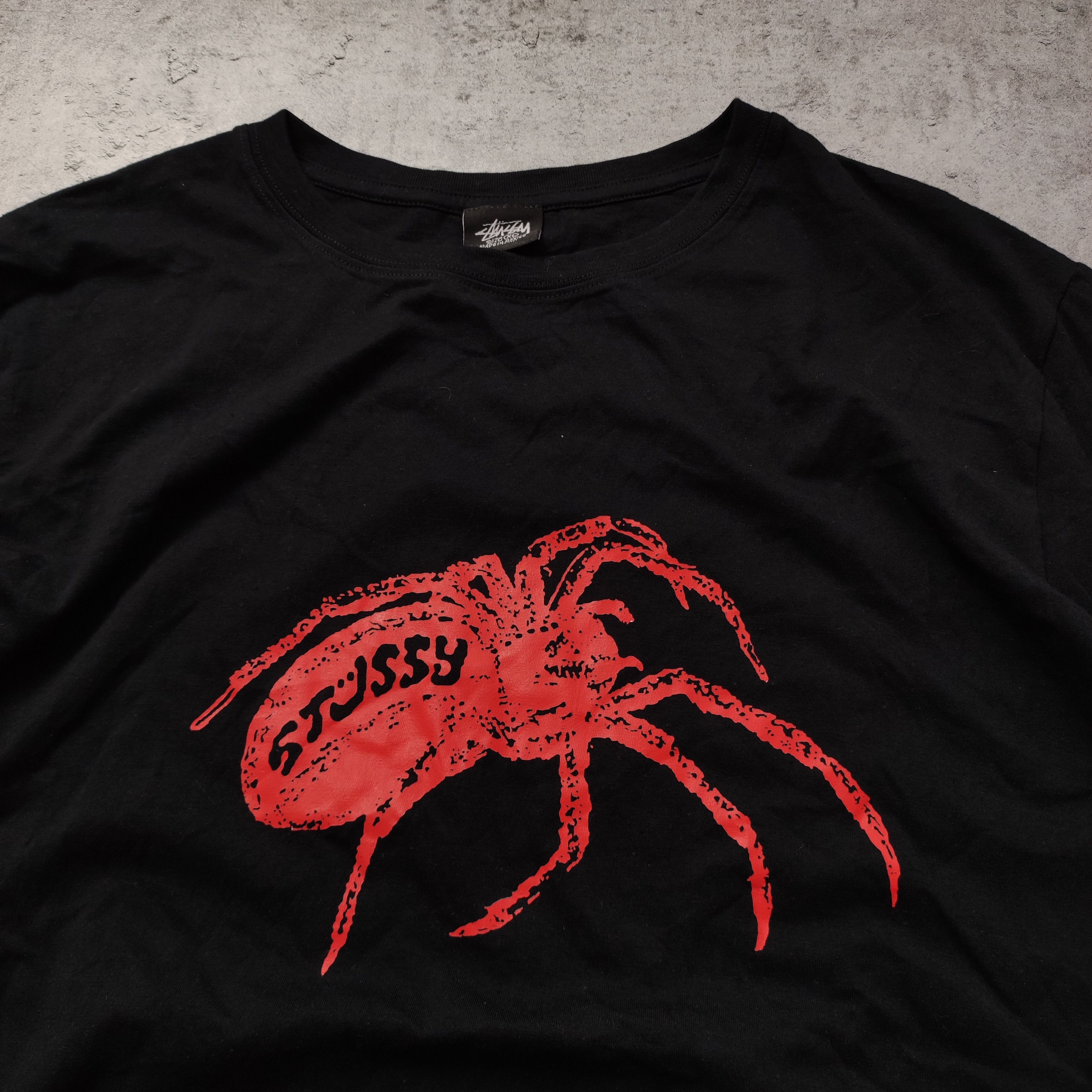 Stussy RARE Stussy Limited Black Widow Spider Tee Size US XL / EU 56 / 4 - 4 Thumbnail