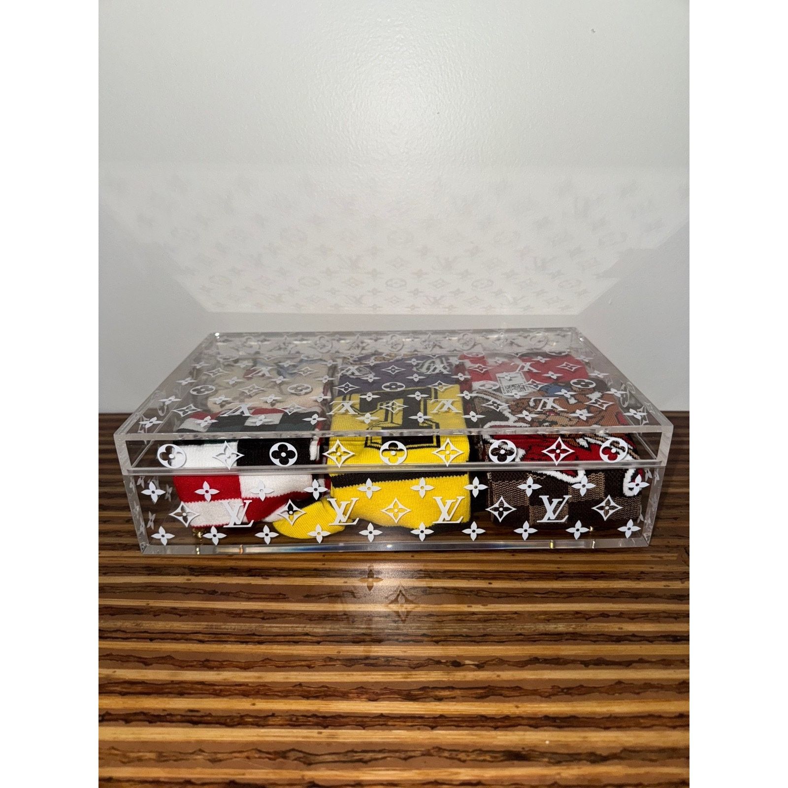 Louis Vuitton Louis Vuitton LV Archives 6 Socks Set Boite Scott Monogram Size ONE SIZE - 15 Thumbnail