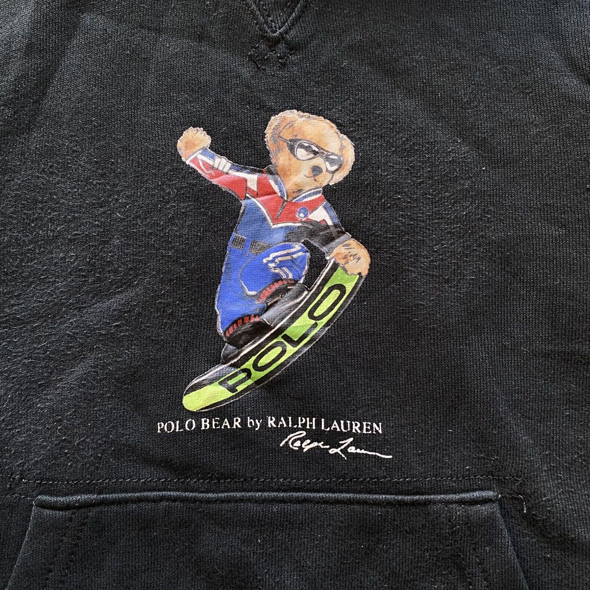 Polo Ralph Lauren × Vintage POLO BEAR by RALPH LAUREN Kids Hoodie Size US XXS / EU 40 - 2 Thumbnail