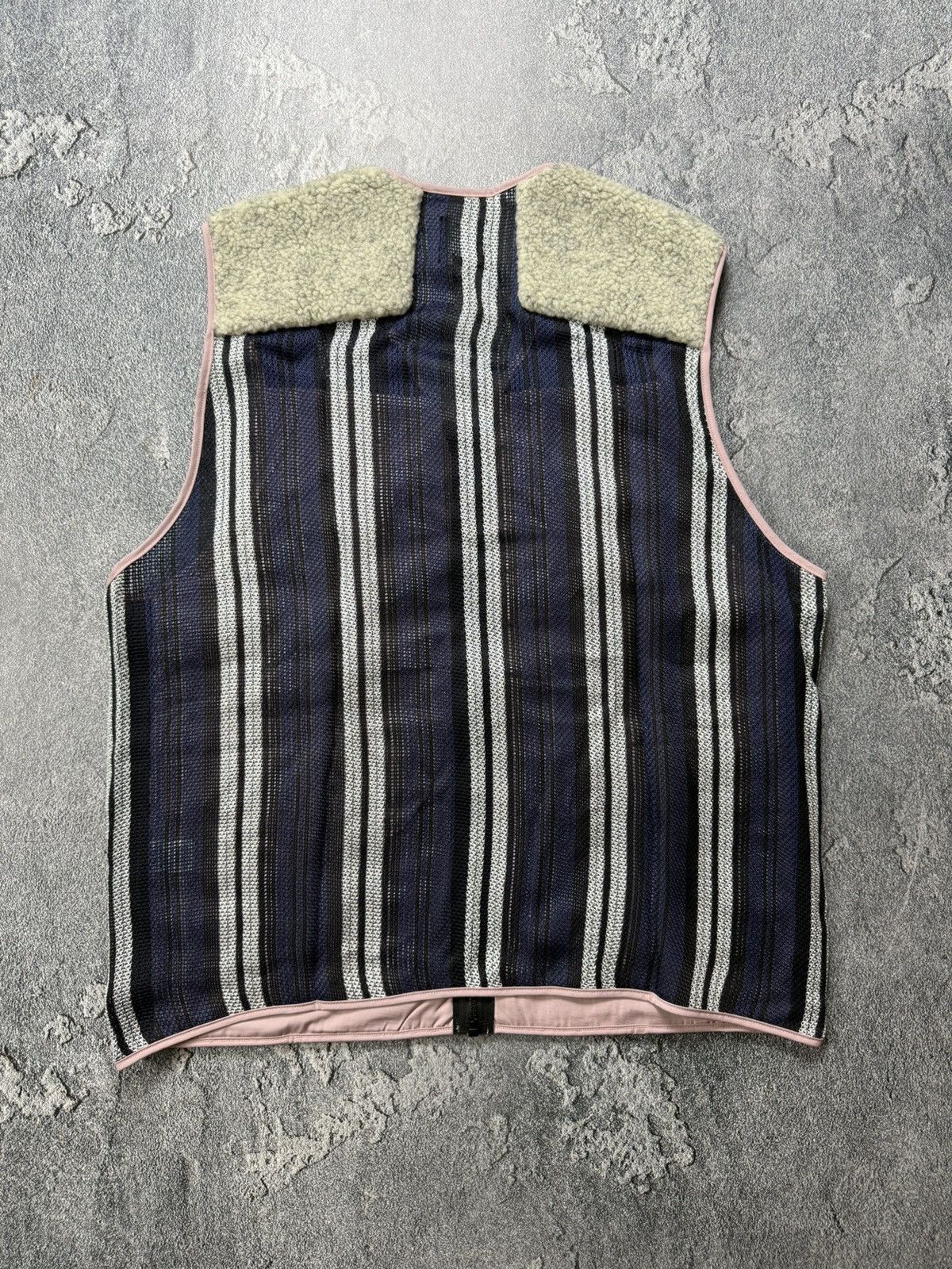 Brain Dead Brain Dead Sherpa Tactical Vest Cream / Dust Pink Mesh Side Size US XL / EU 56 / 4 - 6 Thumbnail