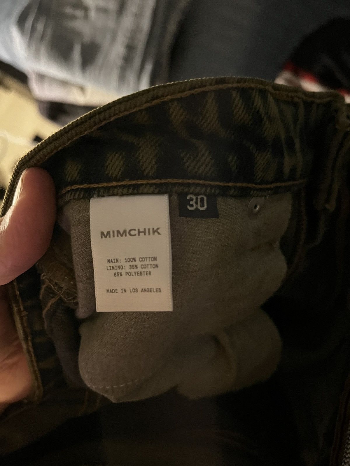Designer × Japanese Brand Mimchik acid washed wide legged carpenter pants Size US 31 - 4 Thumbnail