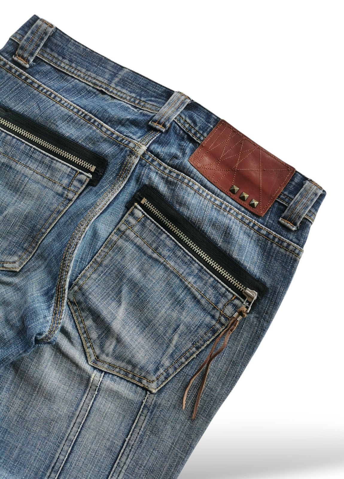 Japanese Brand Avantgarde Gogmagog Studded Jeans Size US 32 / EU 48 - 6 Thumbnail