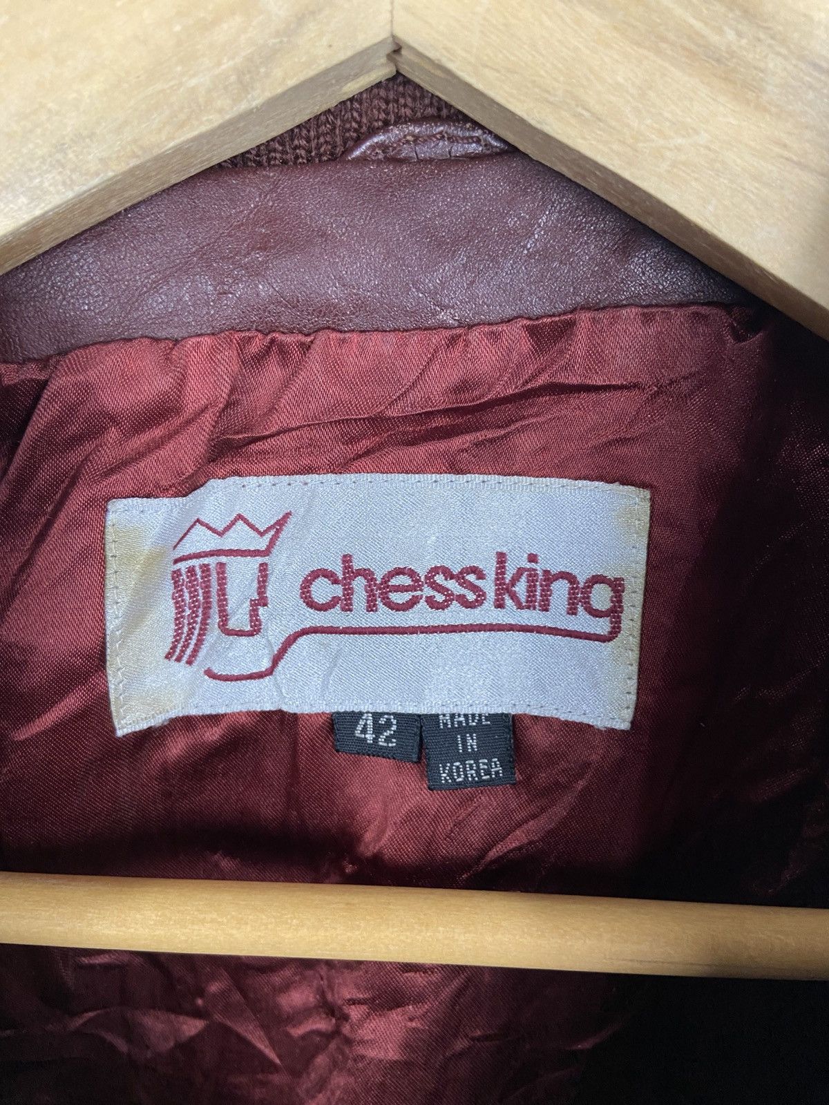 Other VINTAGE CHESS KING LEATHER JACKET Size US M / EU 48-50 / 2 - 5 Thumbnail