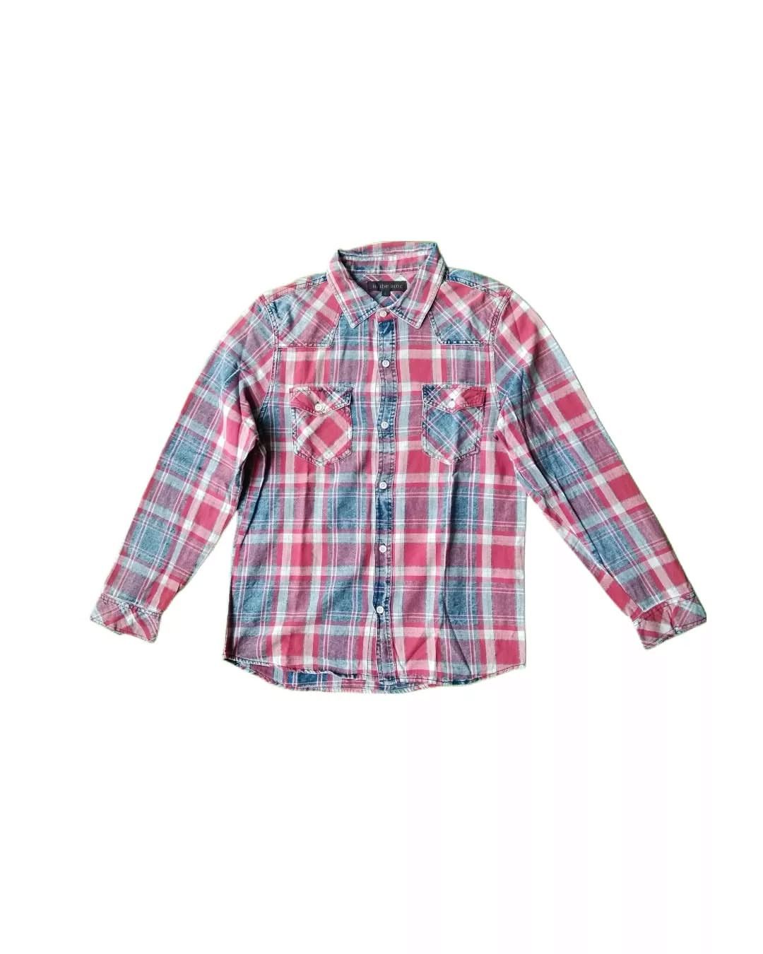 In The Attic × Japanese Brand In The Attic Red Plaid Flanel Shirt Size US M / EU 48-50 / 2 - 1 Thumbnail