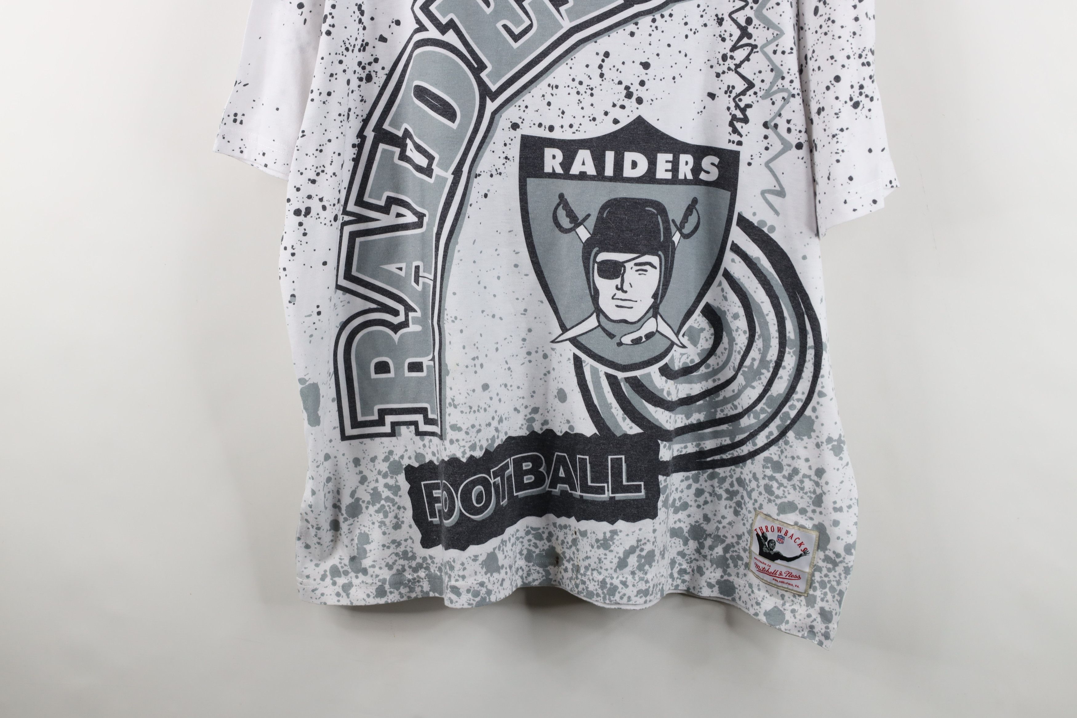 Mitchell & Ness Mitchell & Ness Raiders Football All Over Print T-Shirt Size US XXL / EU 58 / 5 - 3 Thumbnail
