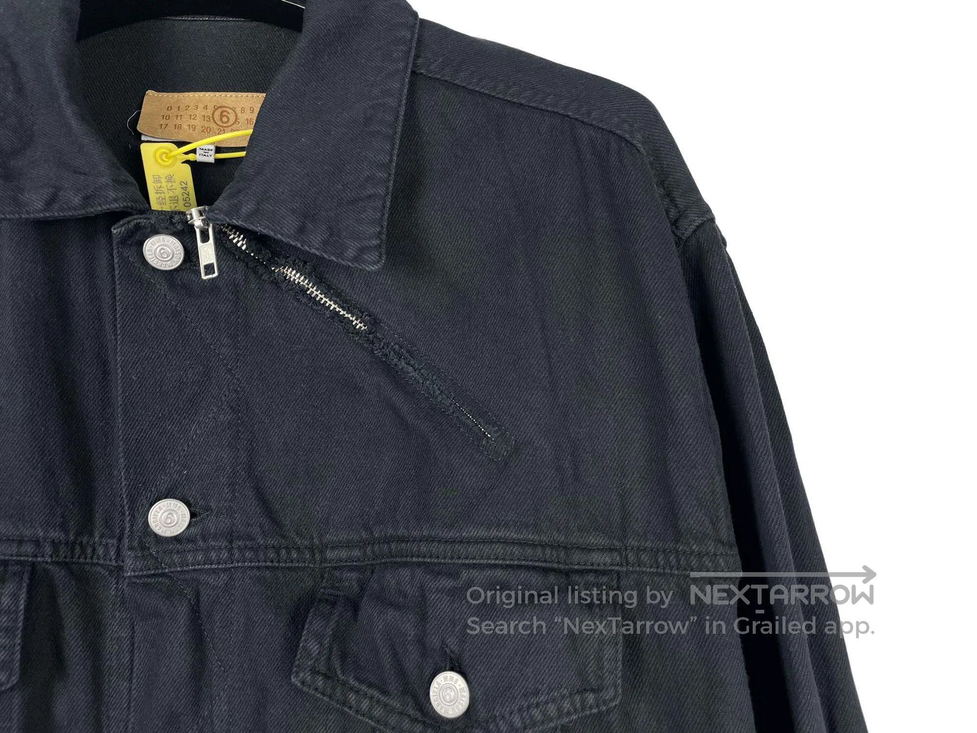 Maison Margiela Maison Margiela Collar Zip Denim Workwear Jacket Size US S / EU 44-46 / 1 - 4 Thumbnail