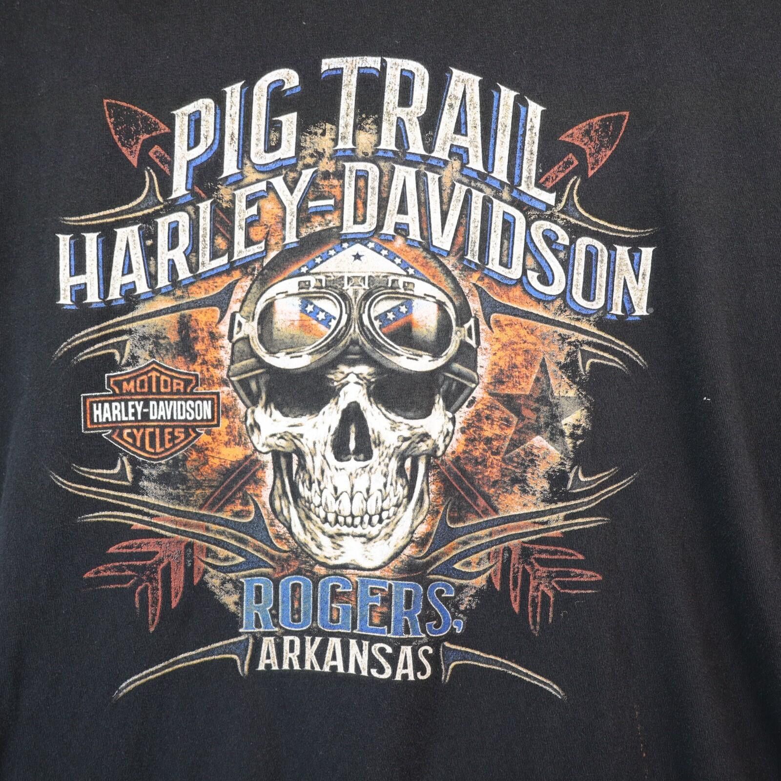 Harley Davidson Harley-Davidson XL Shirt Pig Trail HD Rogers Arkansas Flag Size US XL / EU 56 / 4 - 3 Thumbnail