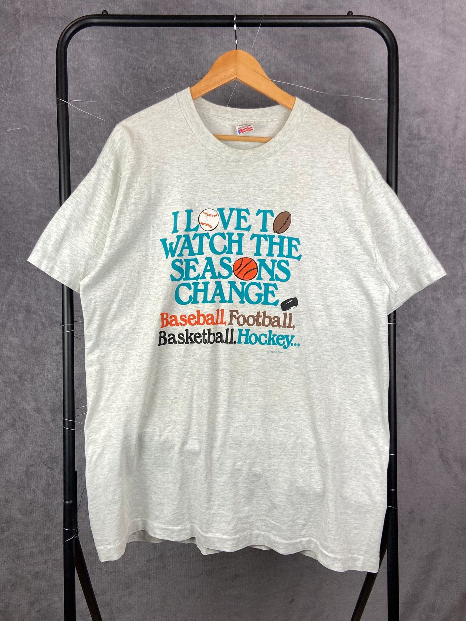 Fruit Of The Loom Vintage Fruit of the Loom Seasons Change Tee XL Size US XL / EU 56 / 4 - 1 Thumbnail