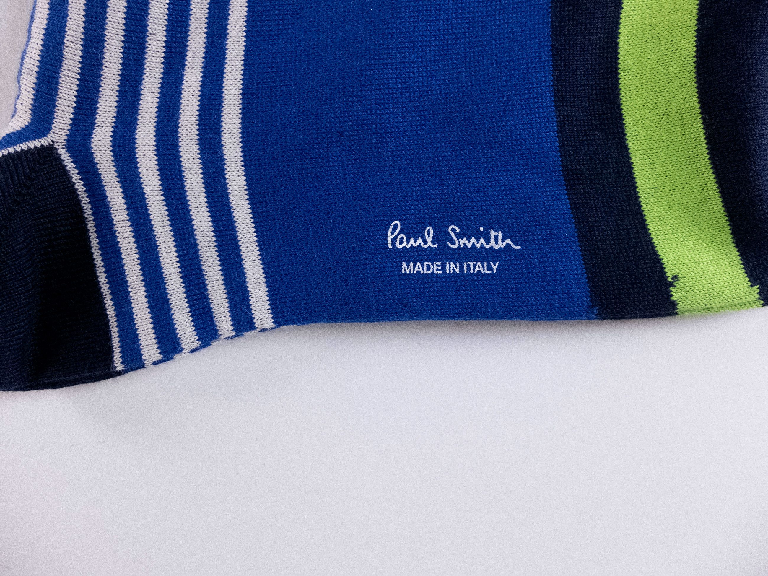 Paul Smith 3 pairs of Paul Smith colorful mid calf cotton blend socks q Size ONE SIZE - 4 Thumbnail
