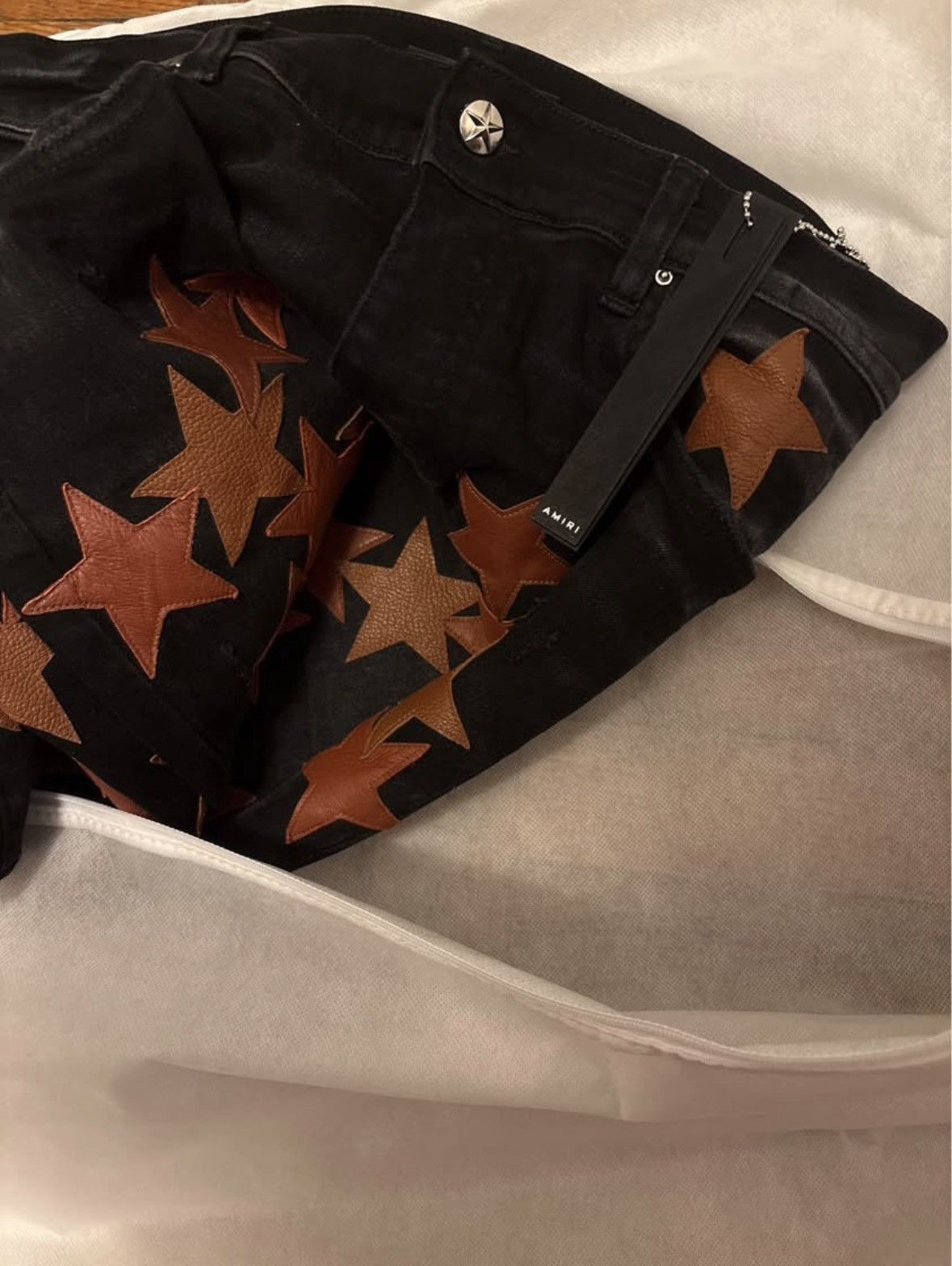Amiri Amiri x Chemist Orange Star Jeans Size US 32 / EU 48 - 3 Thumbnail
