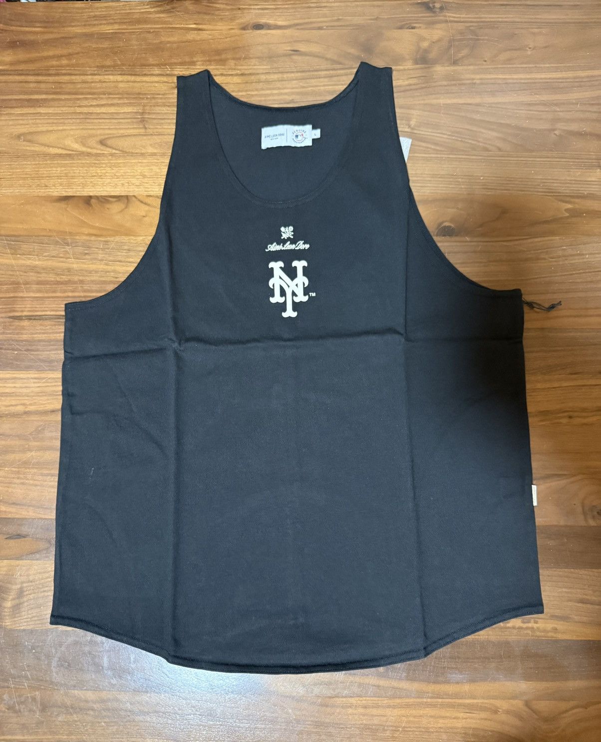 Aime Leon Dore Aime Leon Dore New York Mets Black Jersey Tank Top Large Size US L / EU 52-54 / 3 - 3 Thumbnail