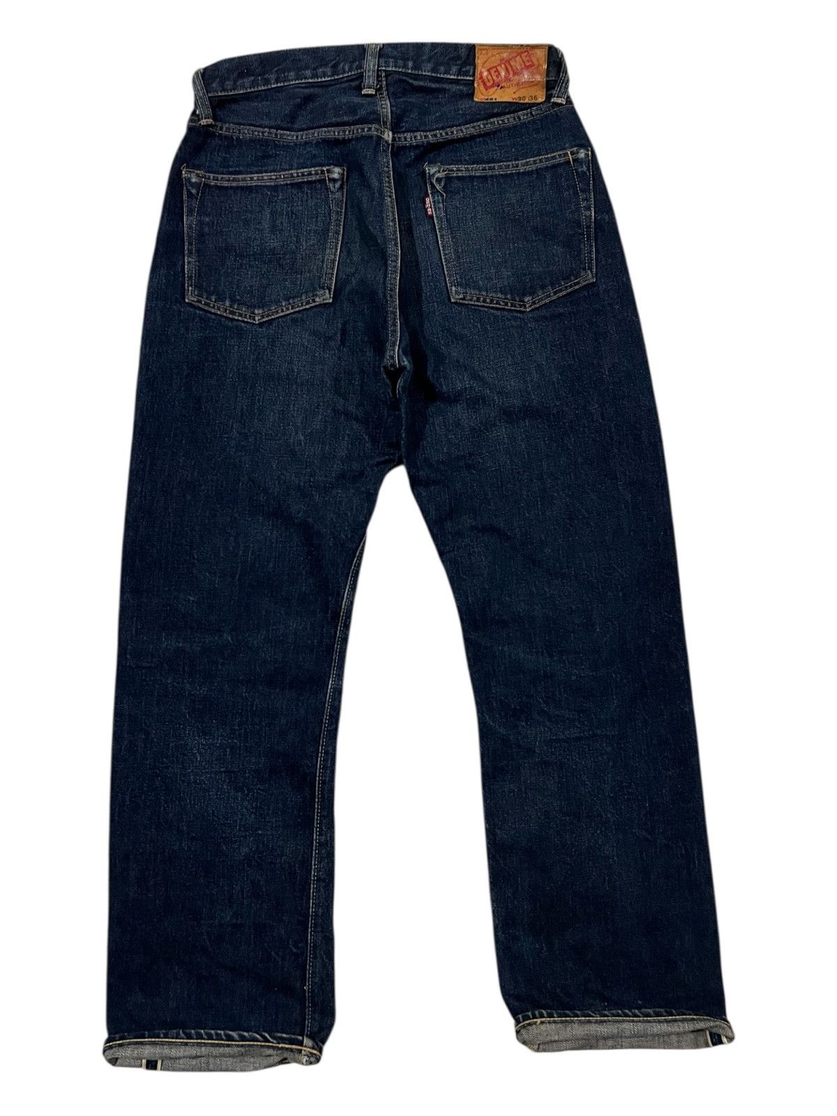 Denime Vintage Denime Orizzonti Leather Patch 14oz Selvaged Denim Size US 29 - 1 Thumbnail