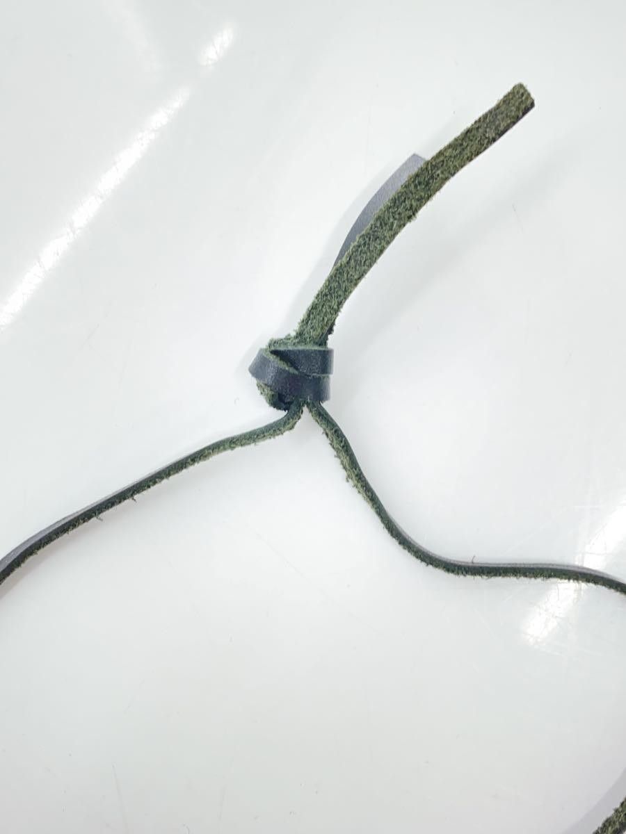 Needles Peace Logo Leather Necklace Size ONE SIZE - 4 Thumbnail