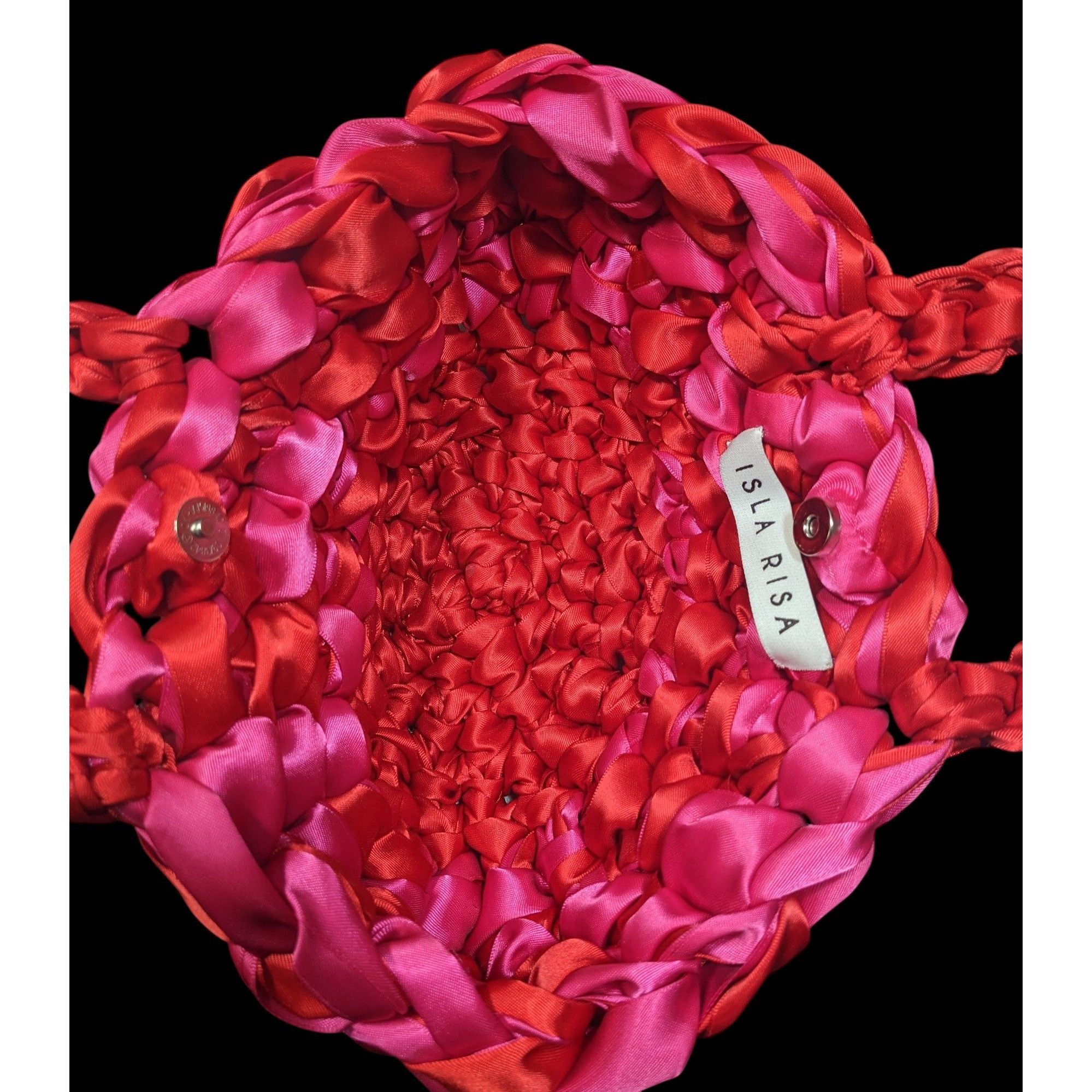 Other Isla Risa Nest Lipstick Red And Hot Pink Handbag Size ONE SIZE - 2 Thumbnail