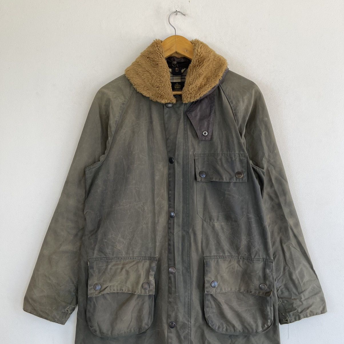 Barbour A/W17 Barbour SL Solway Shawl Collar Waxed Jacket Sage Olive Size US M / EU 48-50 / 2 - 5 Thumbnail