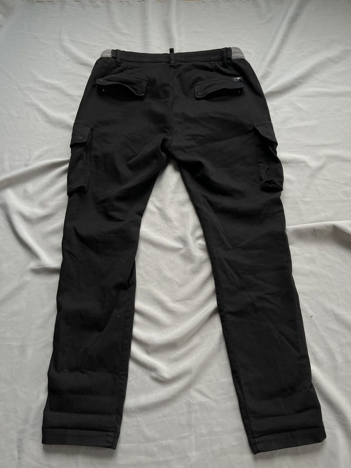Mason's Mason's Chile Golf Cotton Jersey Carrot Cargo Black Pants Size US 34 / EU 50 - 16 Thumbnail
