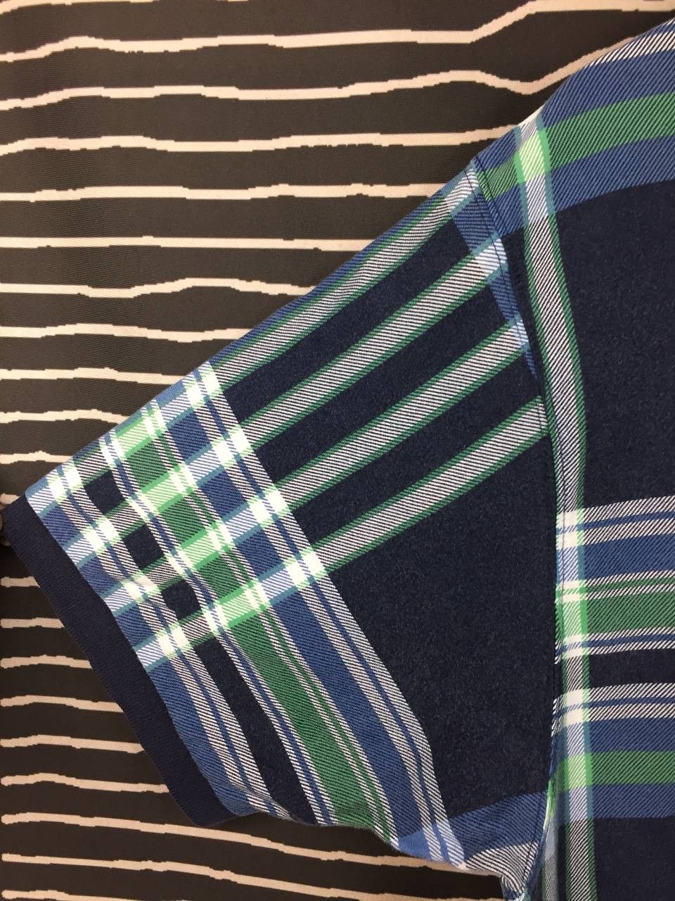 Chaps Ralph Lauren Vtg Chaps Ralph Lauren Crest Logo Plaid Polo Shirt Size US XL / EU 56 / 4 - 4 Thumbnail