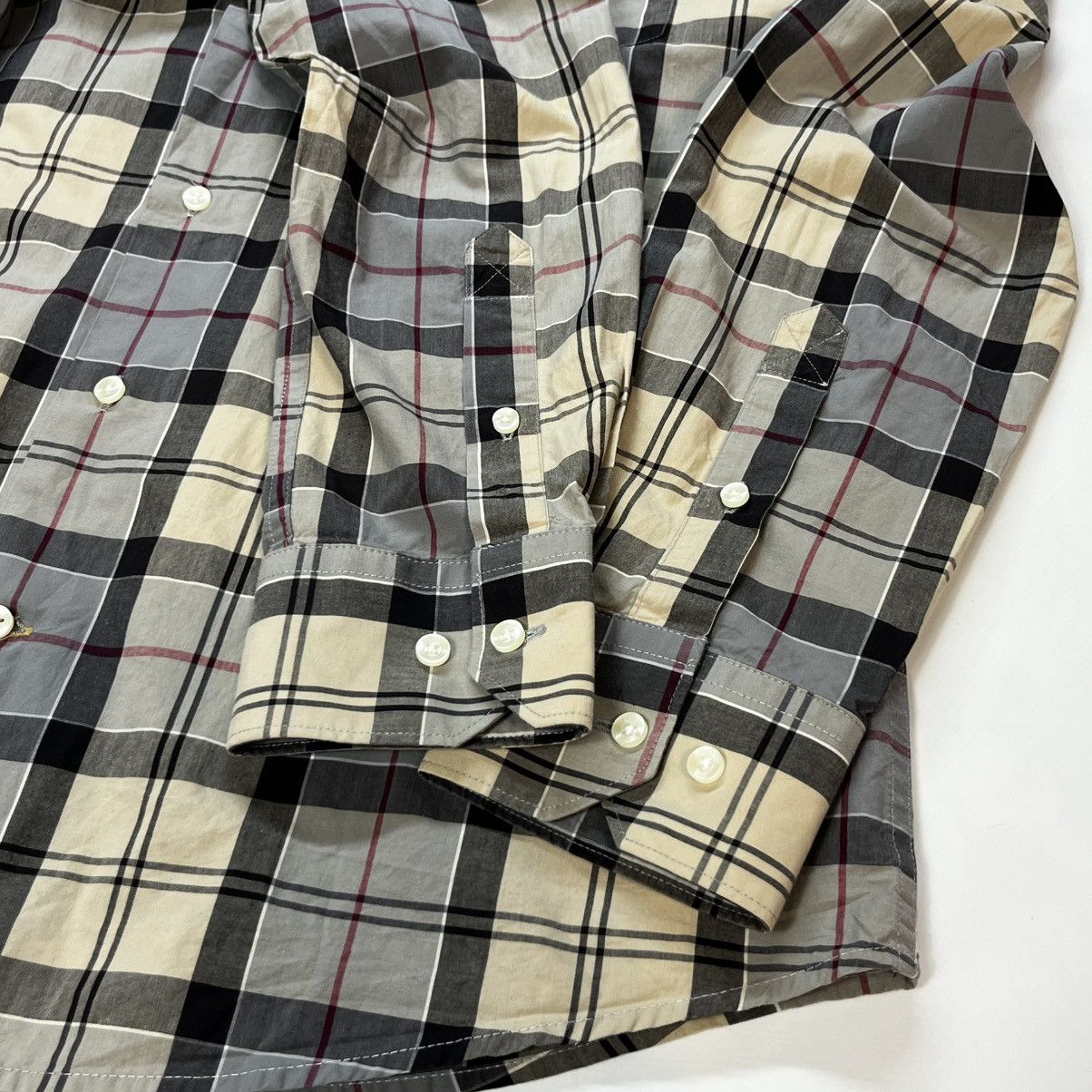 Barbour Men's Barbour Shirt Tartan Gray England Classic Size M Size US M / EU 48-50 / 2 - 6 Thumbnail