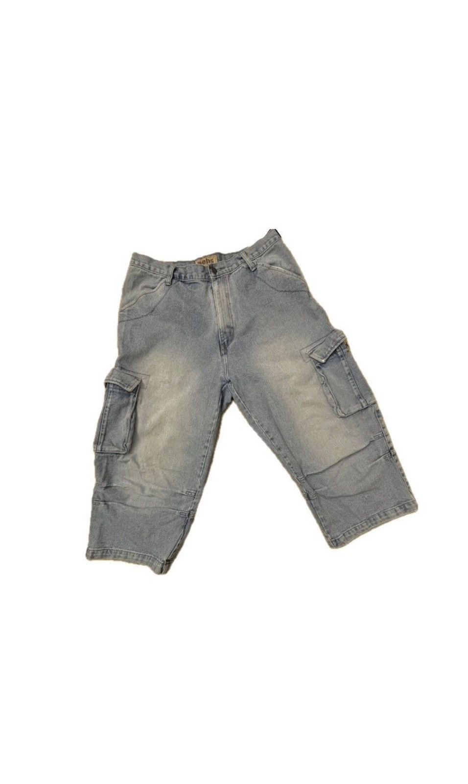 JNCO × Southpole Baggy Cropped Y2K Cargo Skater Jeans Size US 32 / EU 48 - 1 Thumbnail