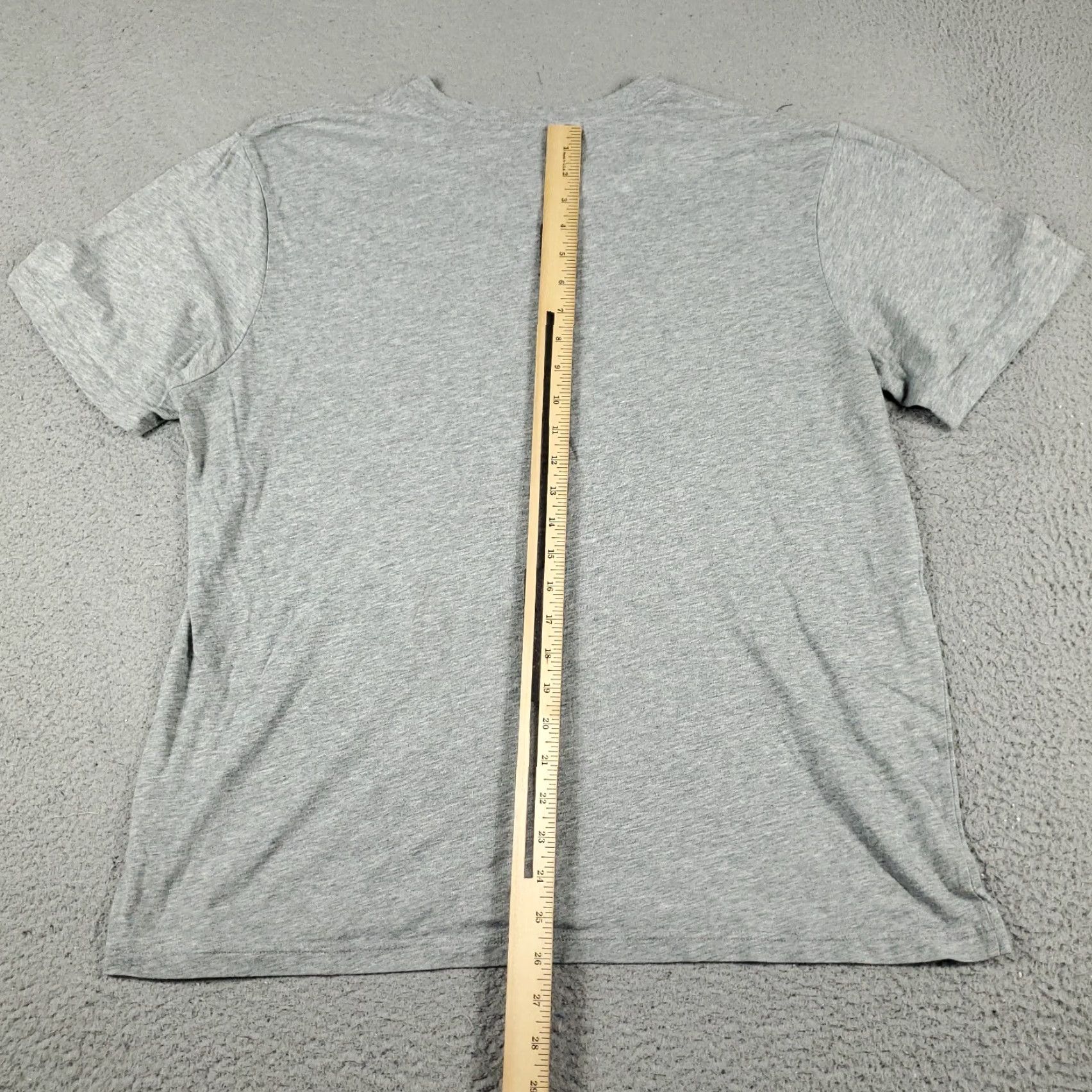 Nike Nike Shirt Mens XL Gray Swoosh Casual Short Sleeve Sports Size US XL / EU 56 / 4 - 4 Thumbnail