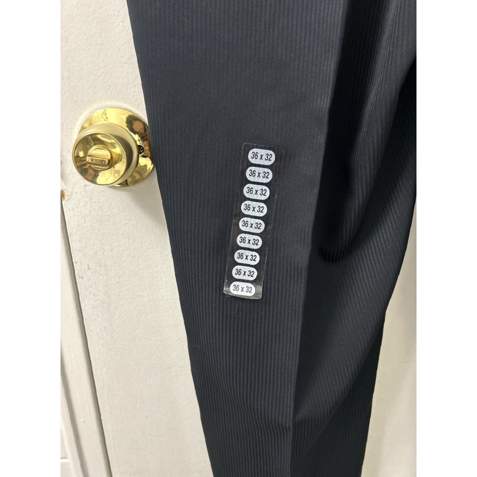 Kenneth Cole Reaction Dress Pants Mens 36x32 Black Pinstripe NWT 0 MSRP YKK  Slim Flat Front Front Pockets Tapered Leg Dress Pants Mens Black is  available for purchase on au PAY Market -