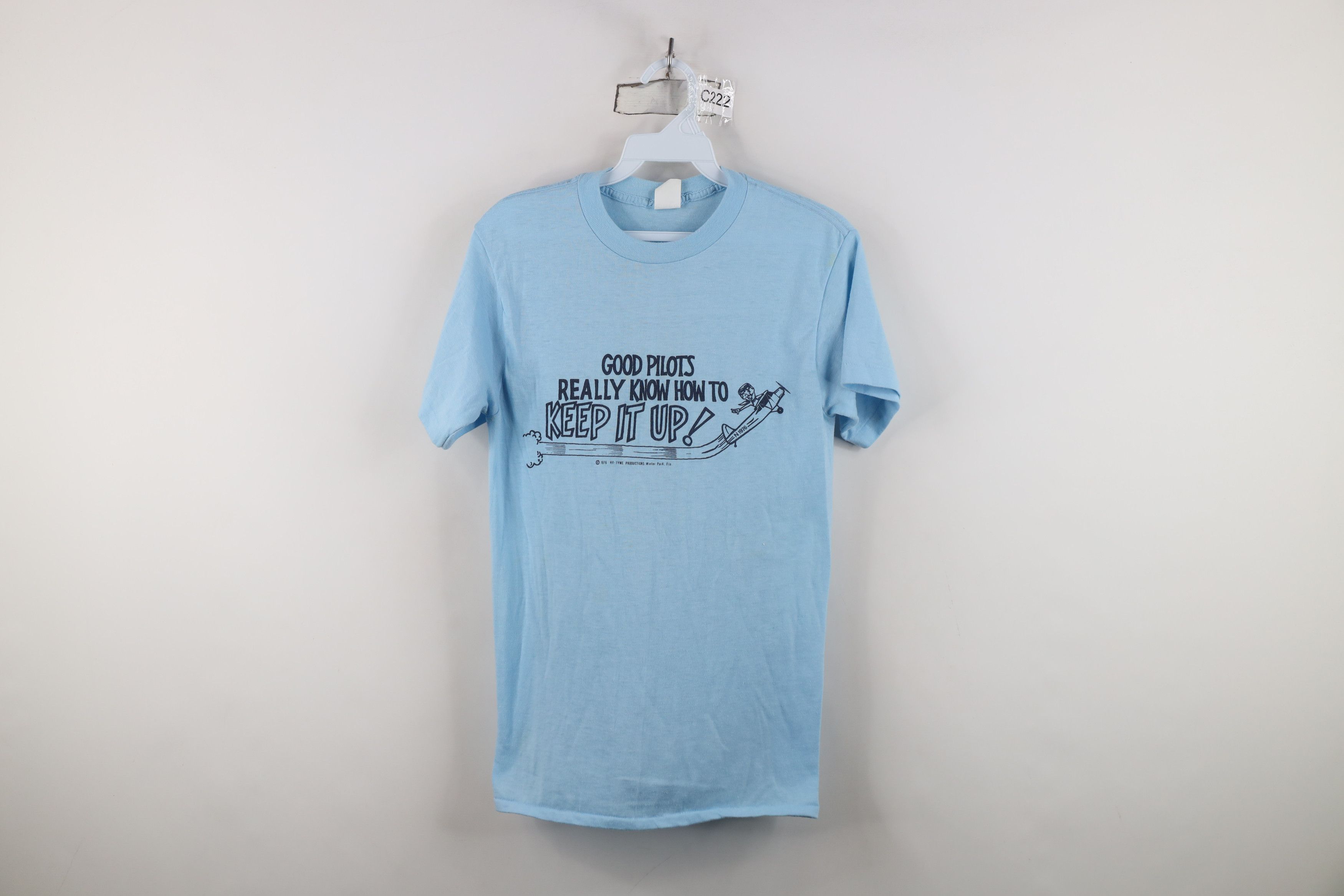 Vintage Vintage 70s Know How to Keep It Up Airplane T-Shirt USA Size US M / EU 48-50 / 2 - 1 Thumbnail