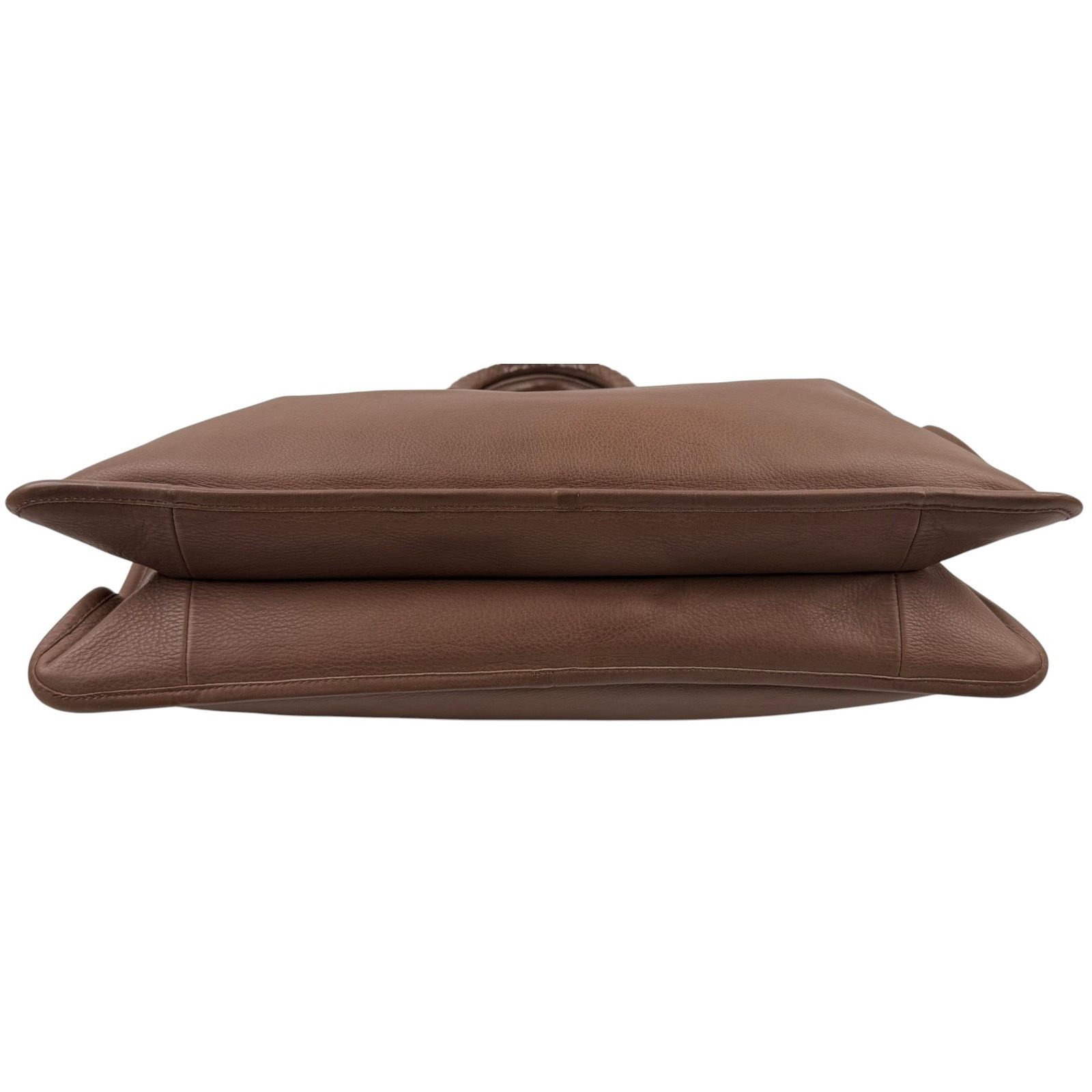 Bottega Veneta Bottega Veneta Black Intrecciato Leather Briefcase Bag Brown Size 42 - 6 Thumbnail