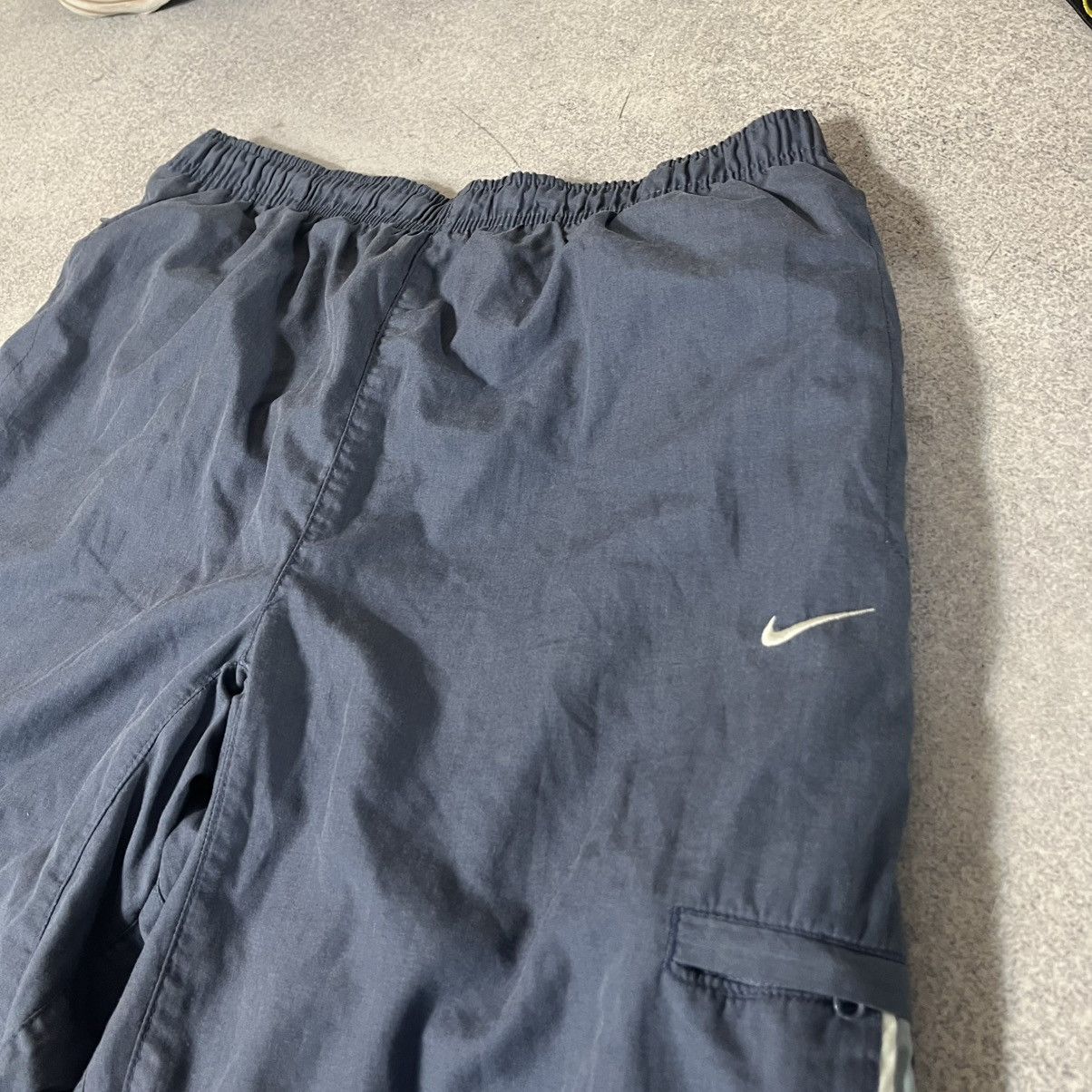 Nike 00s Vintage Nike Pants Nylon Rare Swoosh Drill Size US 35 - 3 Thumbnail