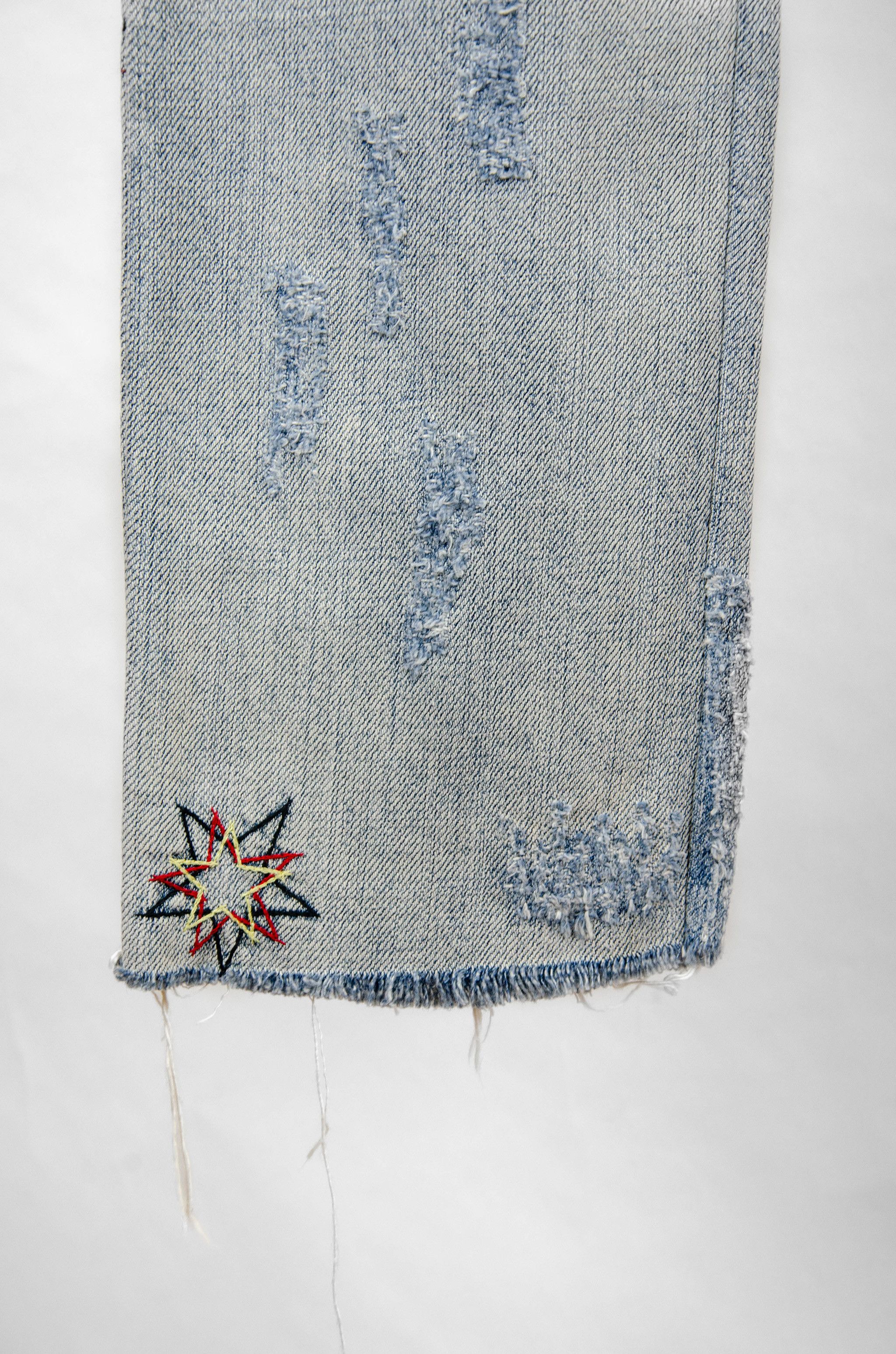 Just Cavalli Just Cavalli Tiger Embroidered Jeans – Size W26 Size 26" / US 2 / IT 38 - 8 Thumbnail