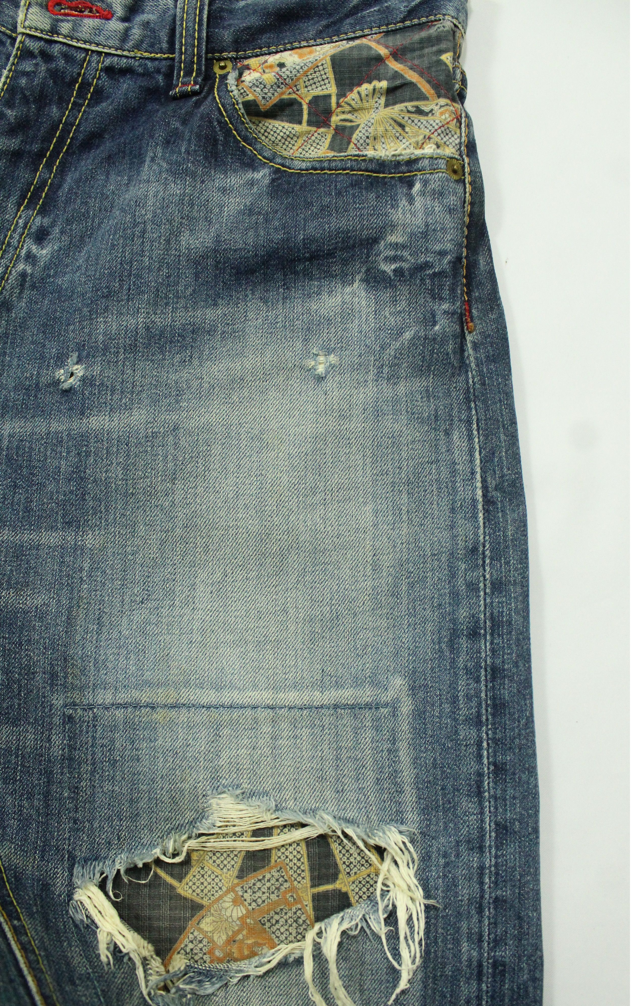 Eternal ETERNAL Denim Distressed Grunge Kapital Style Visvim Size US 32 / EU 48 - 21 Thumbnail