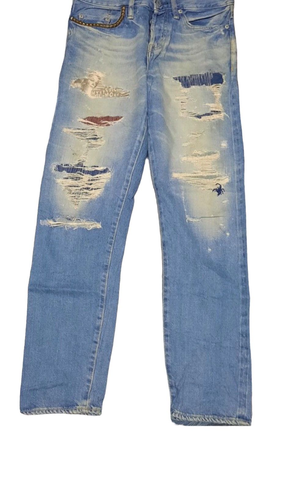 Hysteric Glamour × Vintage Vintage Hysteric Glamour Damaged Pant Size US 30 / EU 46 - 1 Thumbnail