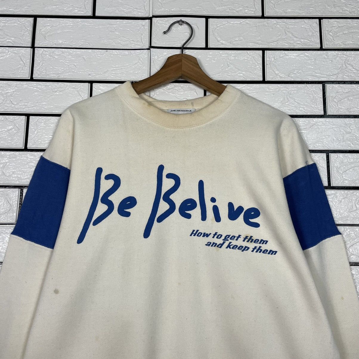 Japanese Brand Be Belive Crewneck Sweatshirt Size US M / EU 48-50 / 2 - 2 Thumbnail