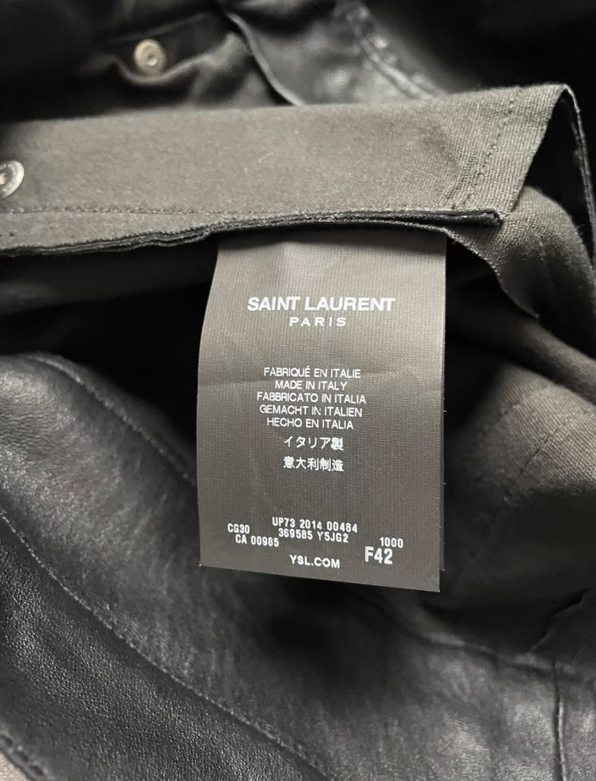 Saint Laurent Paris SAINT LAURENT LEATHER PANTS Size 30" / US 8 / IT 44 - 6 Thumbnail