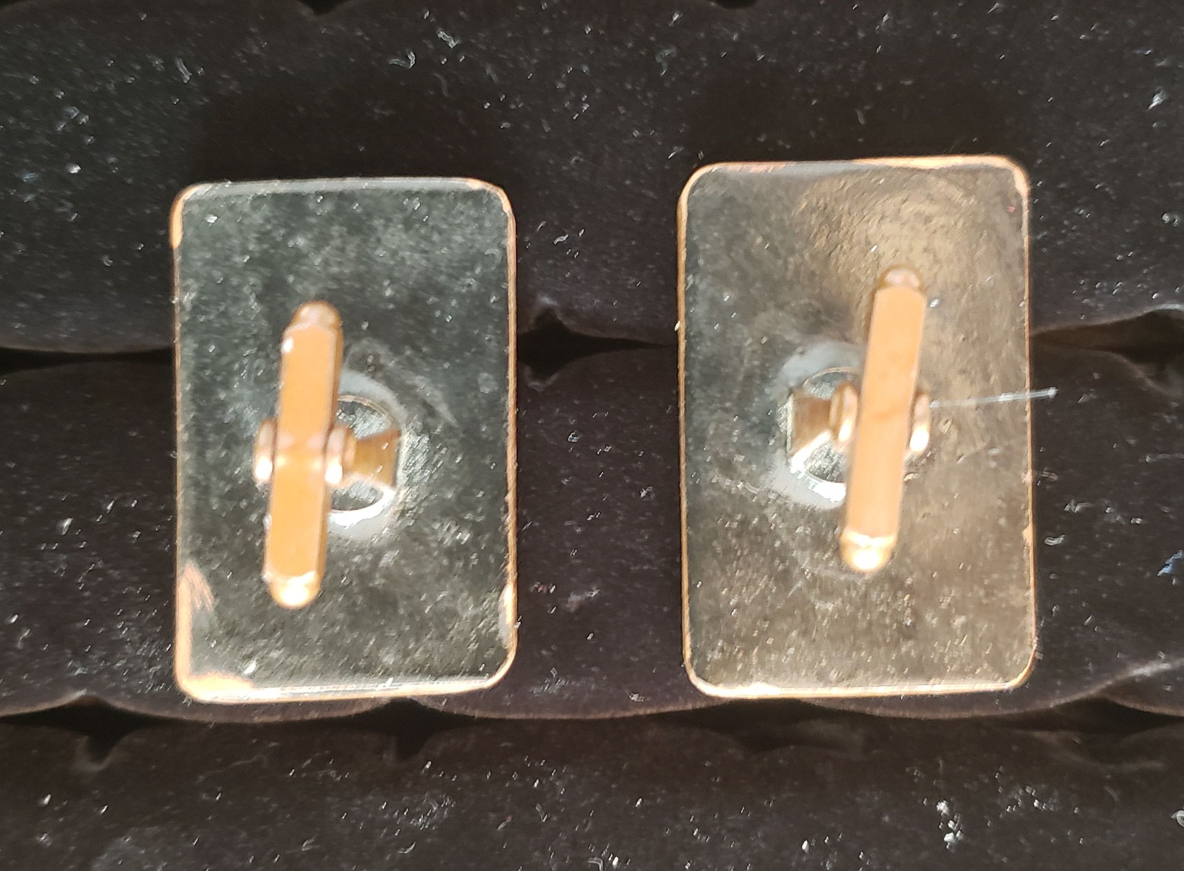 Vintage vintage cuff links medical doctor pink enamel Size ONE SIZE - 6 Thumbnail