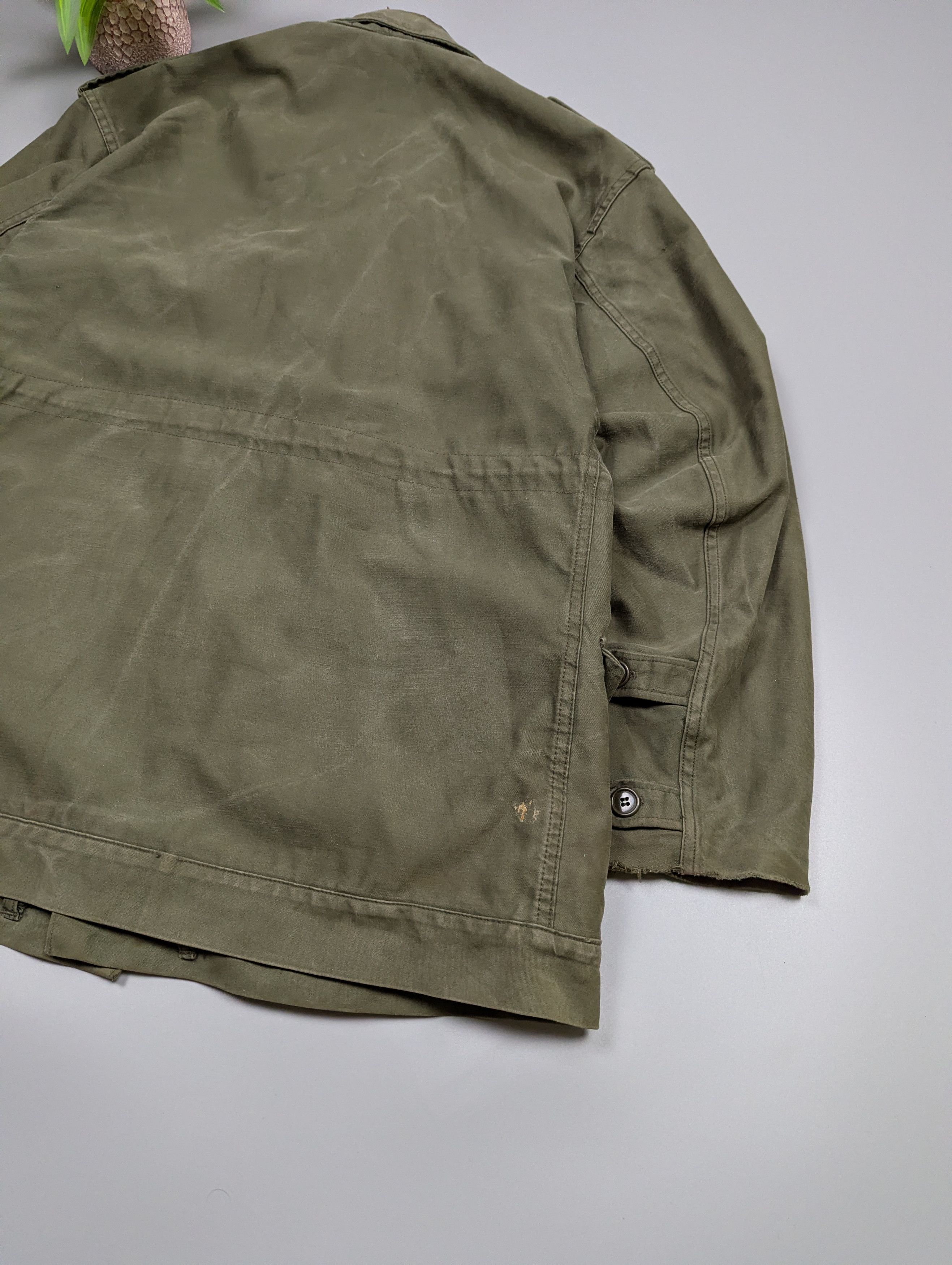 Vintage 1980s Dutch Army Field Jacket Military Cotton Utility Coat Size US M / EU 48-50 / 2 - 18 Thumbnail