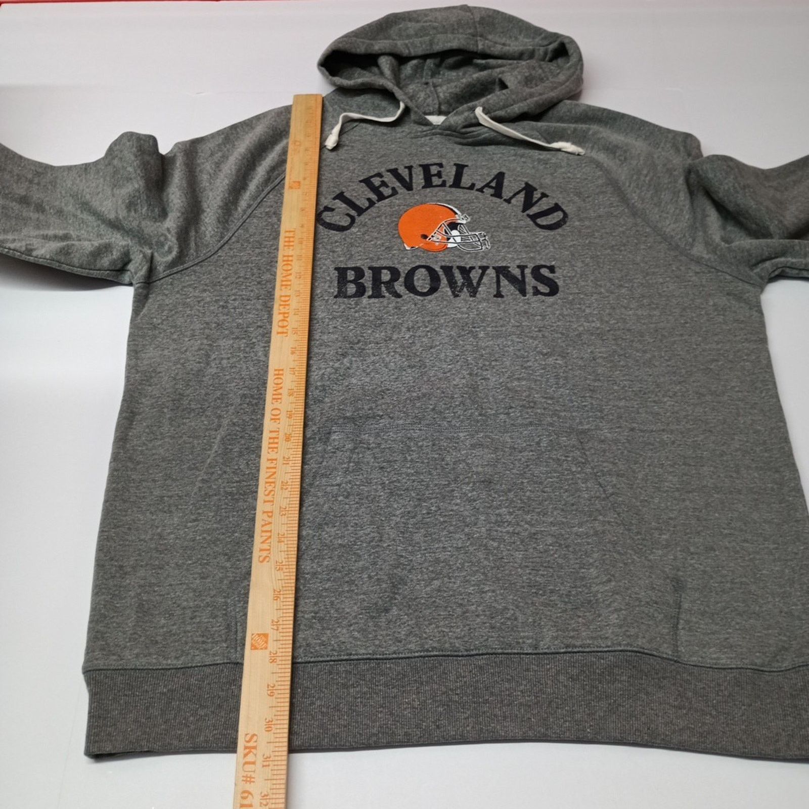 NFL NFL Men’s Cleveland Browns Hoodie Size XL XLarge Gray Size US XL / EU 56 / 4 - 7 Thumbnail