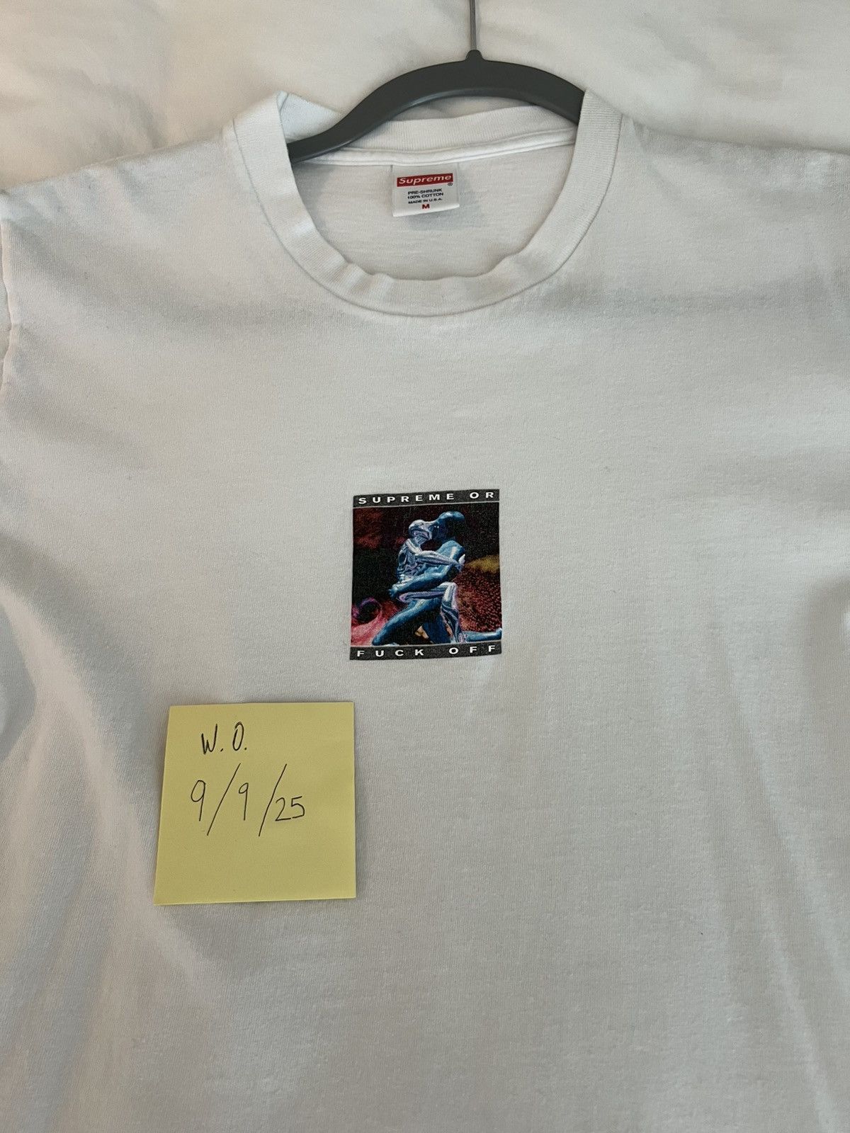 Supreme Supreme fuck off tee shirt Medium Size US M / EU 48-50 / 2 - 2 Thumbnail