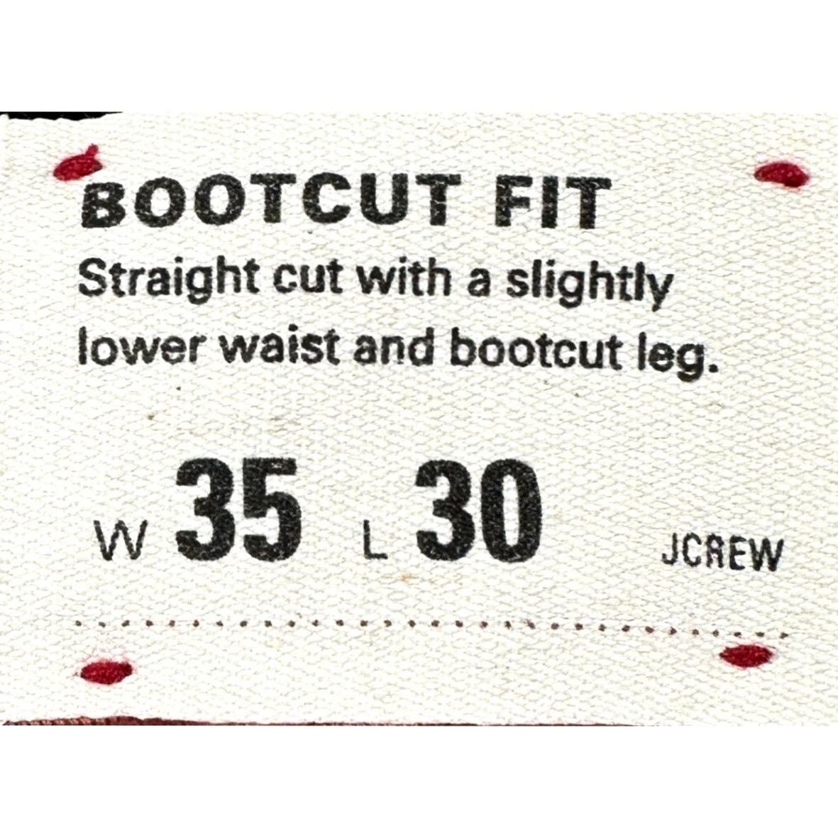 Vintage J Crew Corduroy Pants Mens 35X30 Wash Red Boot Cut Leg Pocket Casual Outdoor NEW Size US 35 - 5 Thumbnail