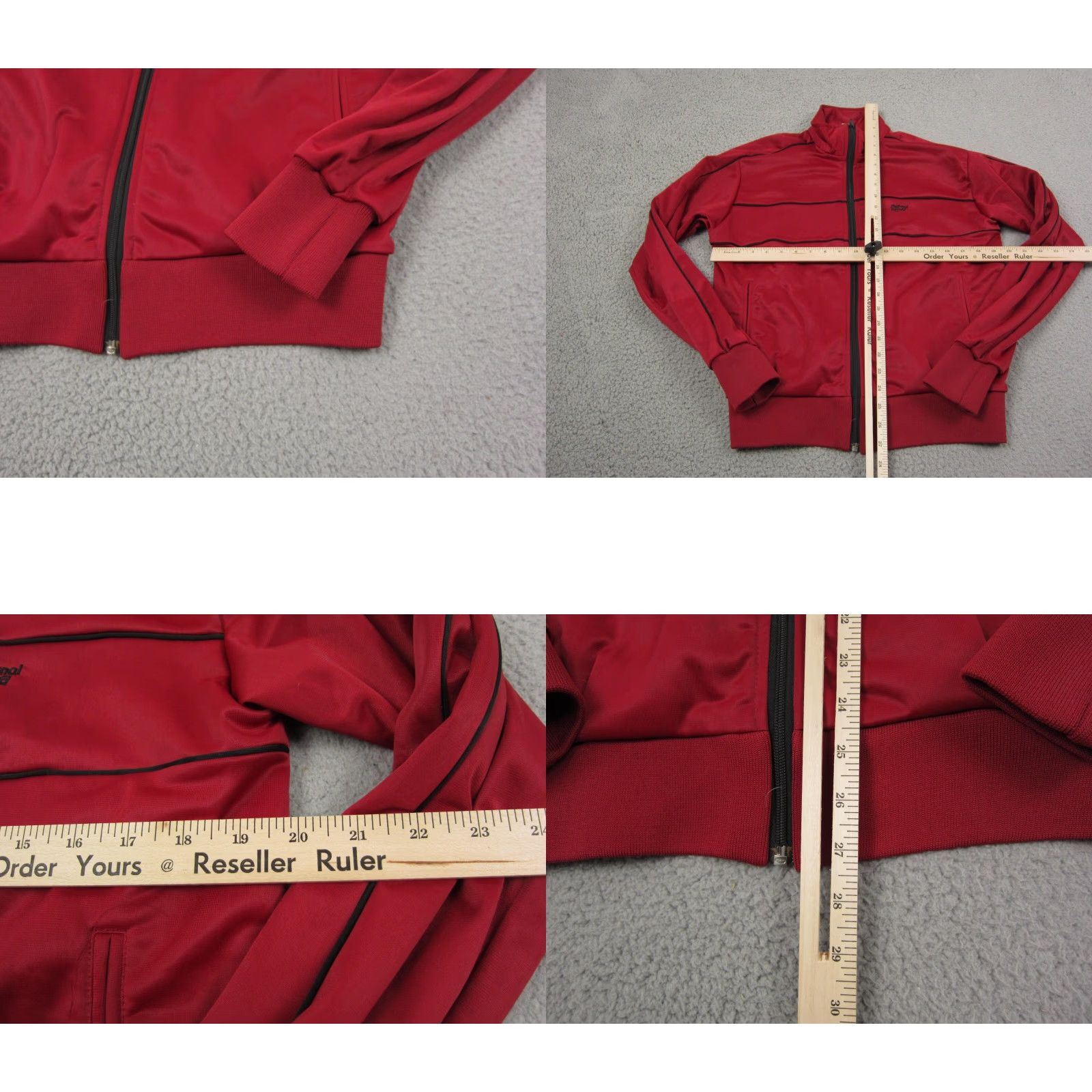 Vintage Vintage Sweatshirt Mens M Red Knit Full Zip High Neck Pullover USA All Seasons Vintage 90s Theme USA Mens M Red Knit Full Zip High Neck Sweatshirt Size US M / EU 48-50 / 2 - 8 Thumbnail