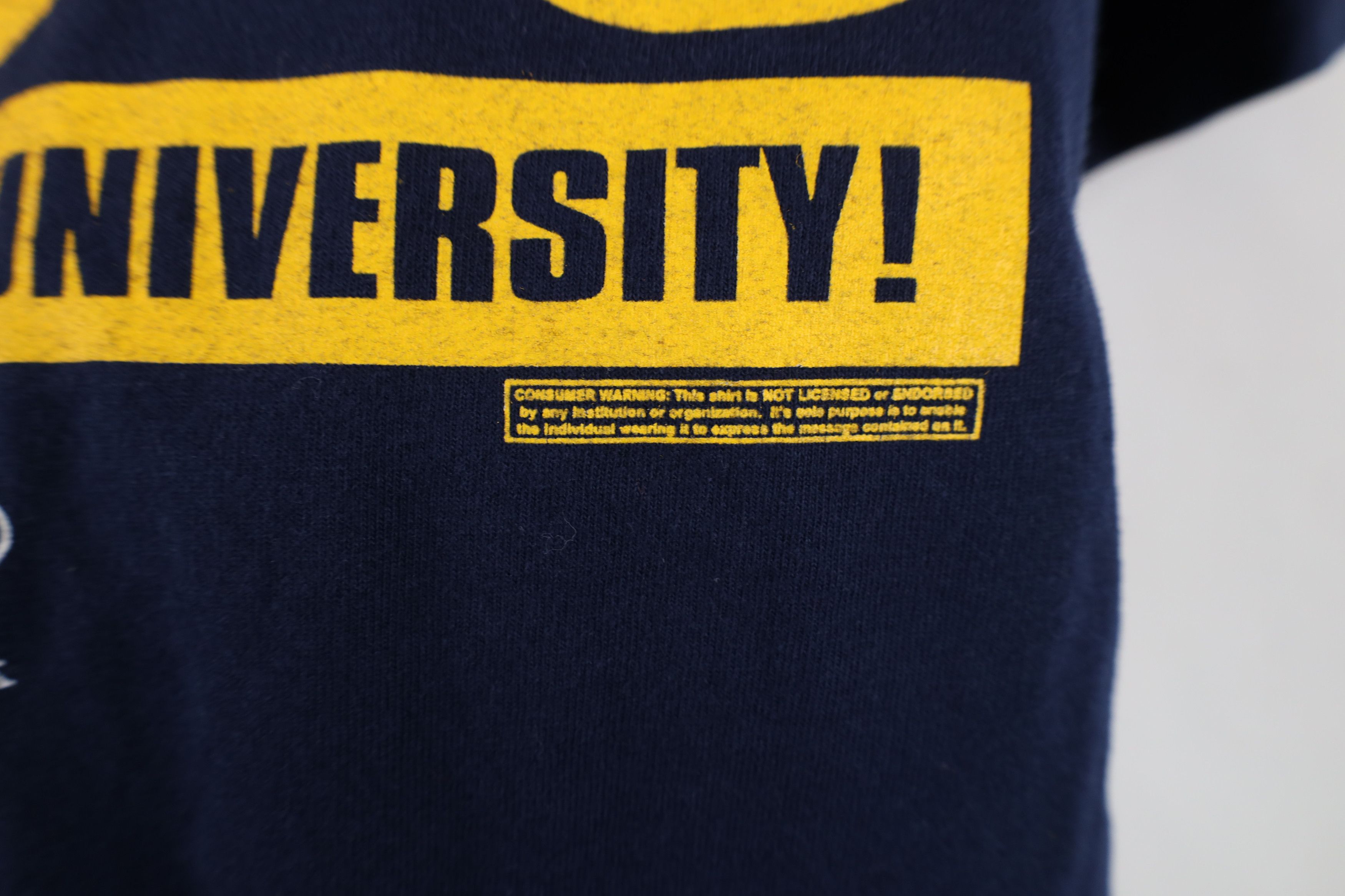 Vintage Vintage Looking Down University of Michigan Football T-Shirt Size US M / EU 48-50 / 2 - 12 Thumbnail