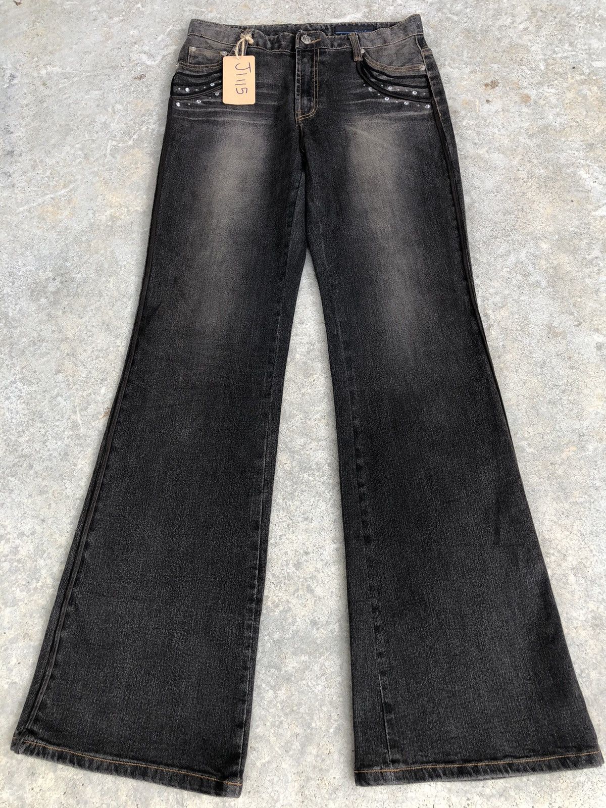 If Six Was Nine Japanese Blue jam Flared Jeans Distressed Jeans Size US 30 / EU 46 - 1 Thumbnail