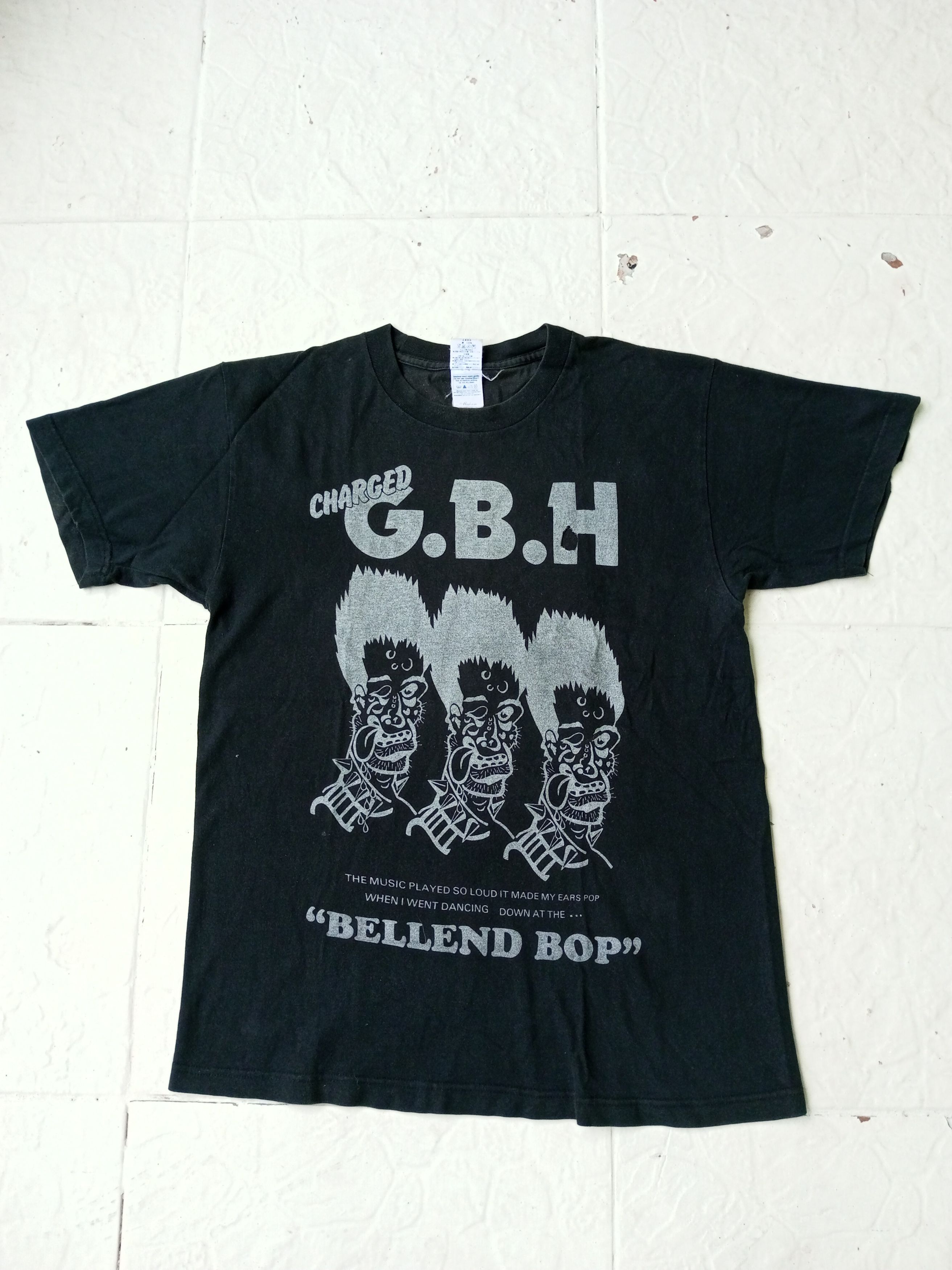 Band Tees GBH punkrock tee Japan production Size US M / EU 48-50 / 2 - 6 Thumbnail
