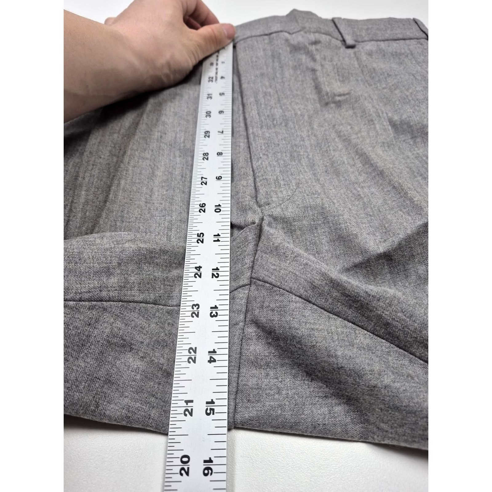 Vintage VTG John Alexander Dress Pants Mens 38x36 Gray Wool Pleated Classic Fit Unhemmed Size US 38 / EU 54 - 7 Thumbnail