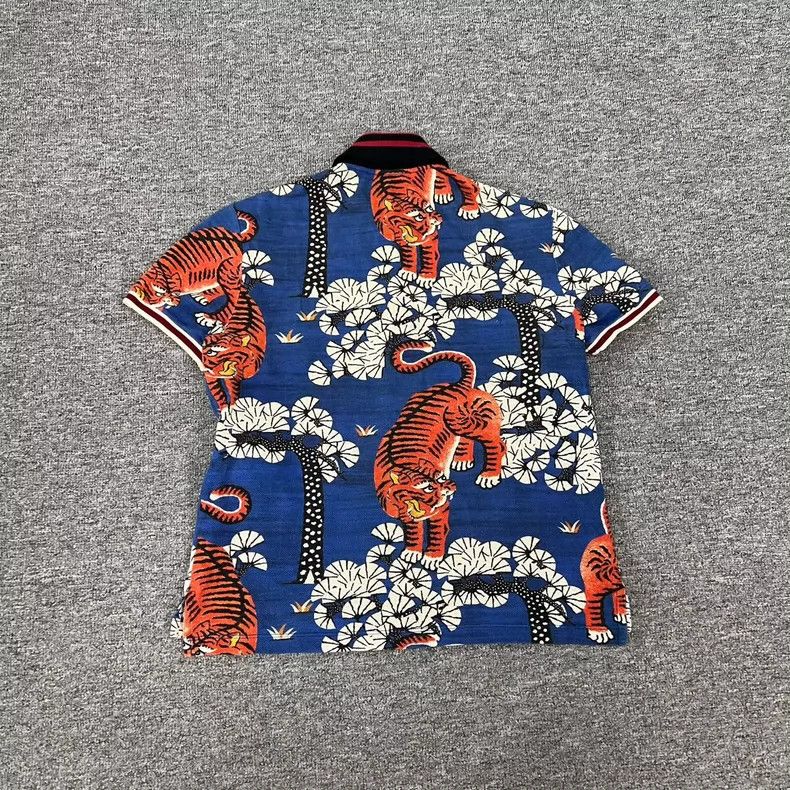 Gucci Gucci Full-print tiger short-sleeved Polo shirt 2502-Nextar Size US XS / EU 42 / 0 - 2 Thumbnail