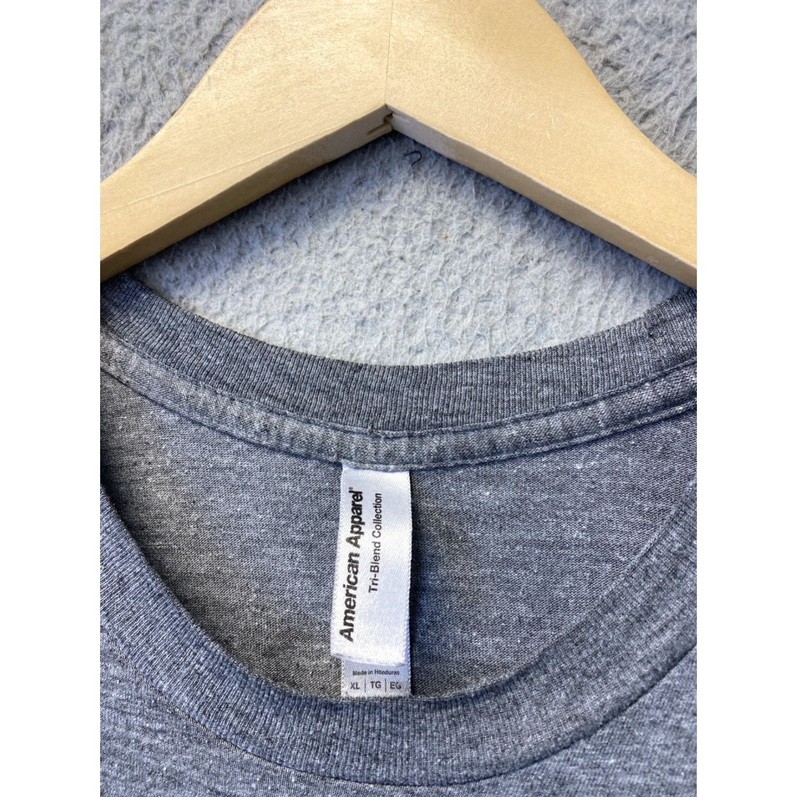 American Apparel American Apparel Bronx Strength T Shirt Men's Short Sleeve Graphic Crew Neck Tee Gray XL 144-2 Size US XL / EU 56 / 4 - 4 Thumbnail