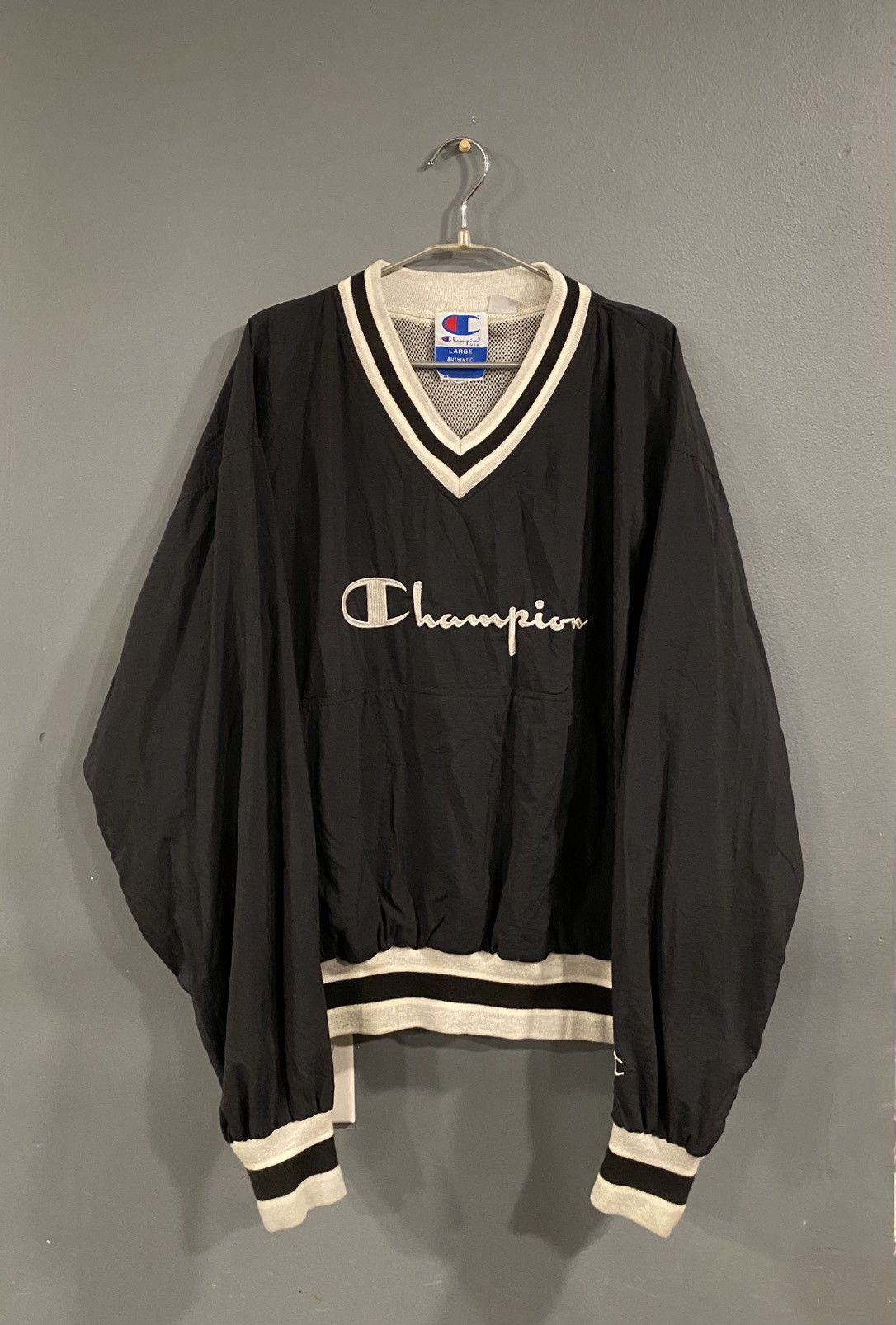 Champion Vintage Champion Spellout Pullover Jacket Size US L / EU 52-54 / 3 - 2 Thumbnail