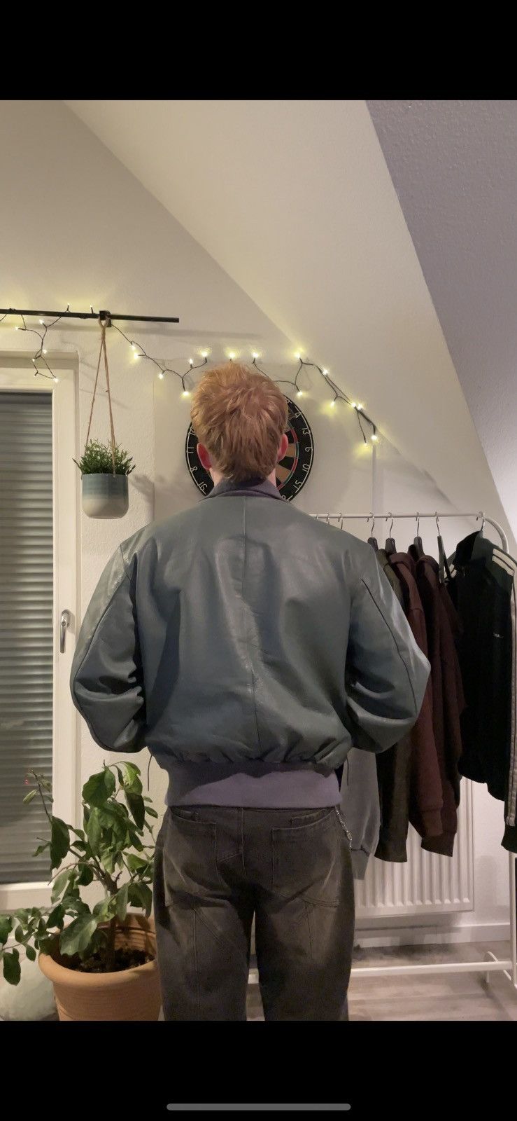 Vintage Vintage 90s German Leather Bomber Jacket Size US L / EU 52-54 / 3 - 4 Thumbnail